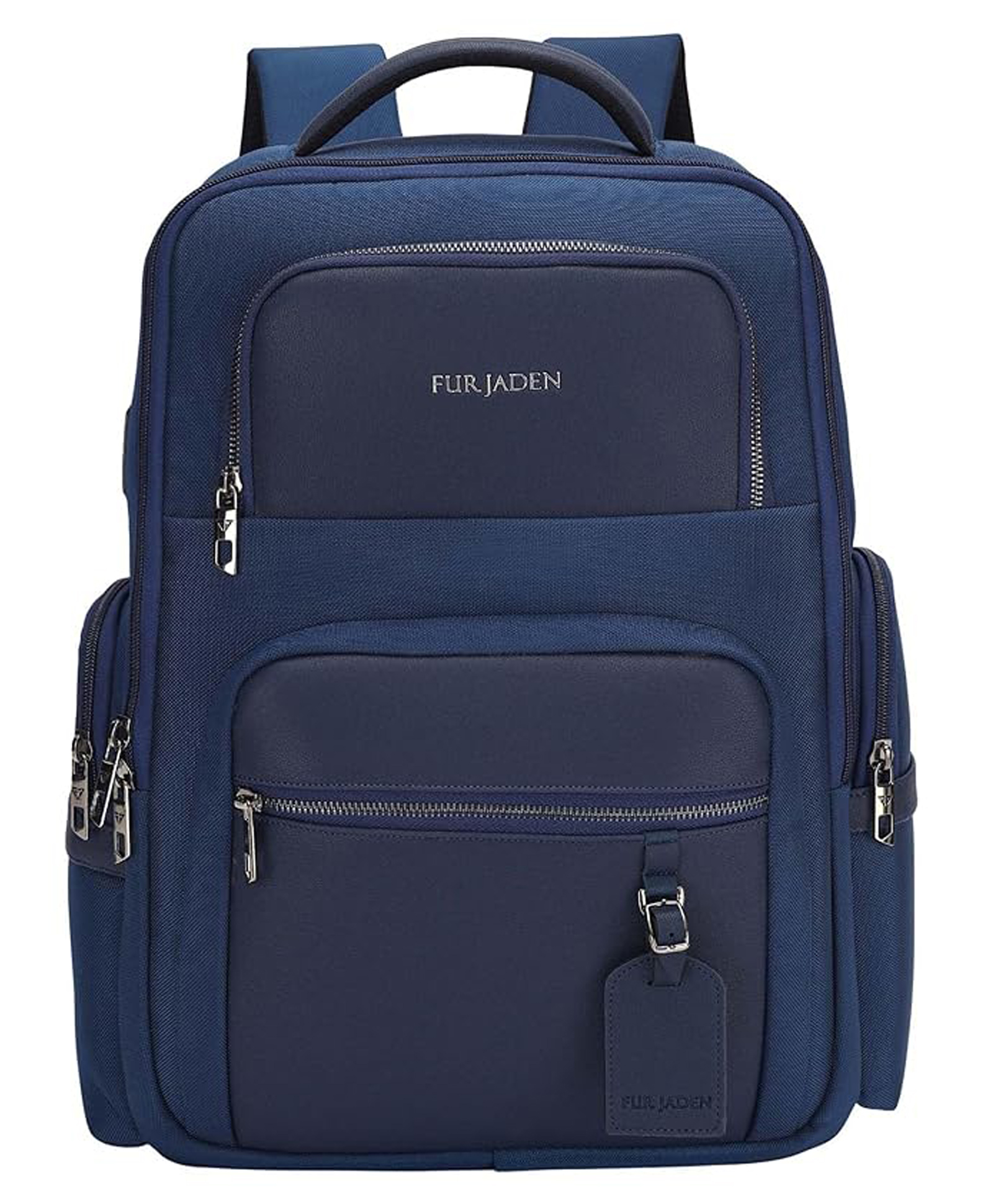 FUR JADEN Pro Series Smart Tech Anti-Theft Laptop Backpack With USB-A & USB-C Type Charging Port for Men & Women For Business Professionals & College Students - Navy Blue-picture-44