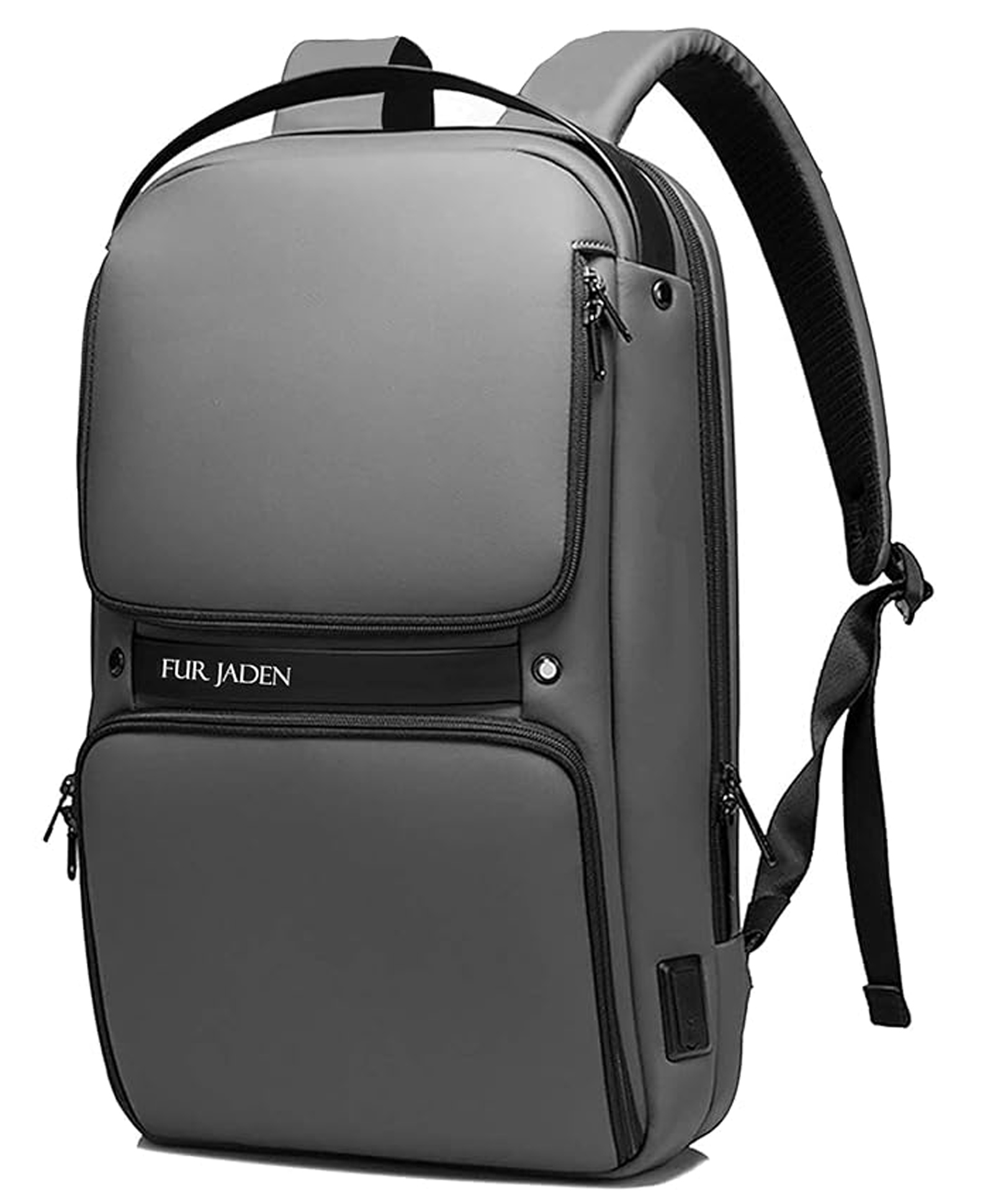 FUR JADEN Pro Series Smart Tech Anti-Theft Laptop Backpack With USB-A & USB-C Type Charging Port for Men Women For Business Professionals & College Students - Space Grey-image-42
