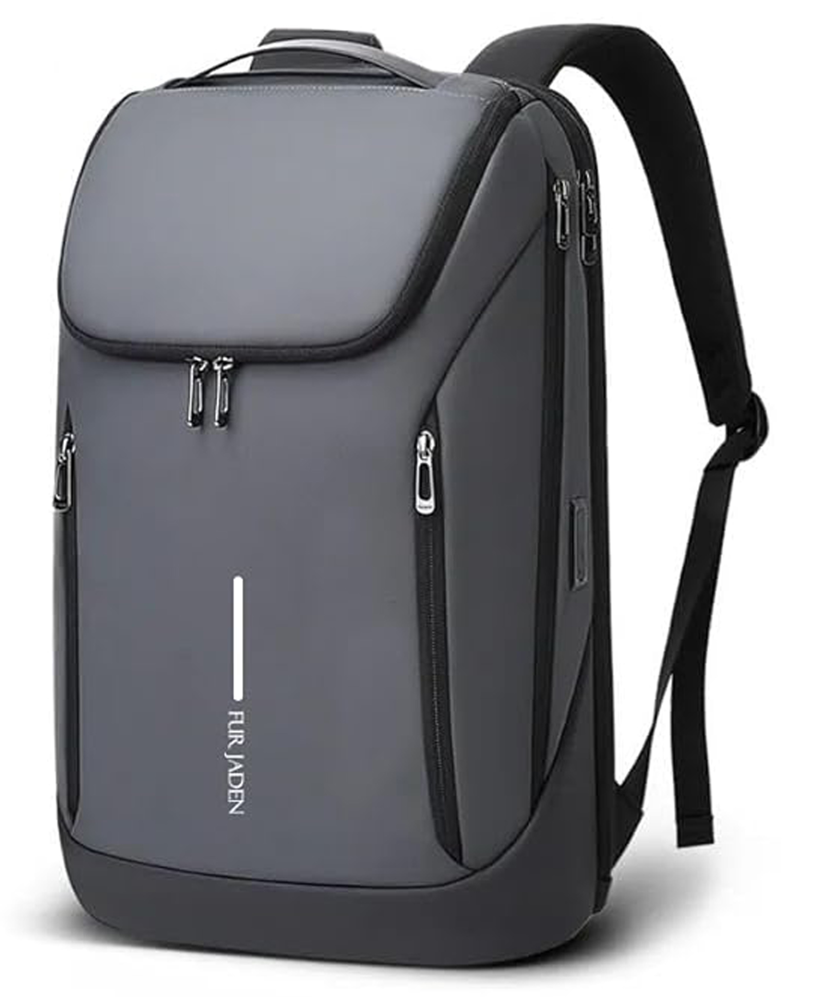 Fur Jaden Pro Series Smart Tech Anti-Theft 2 Compartment Laptop Backpack With USB-A & USB-C Type Charging Port for Unisex For Business Professionals & College Students 20 Liters - Space Grey-picture-10