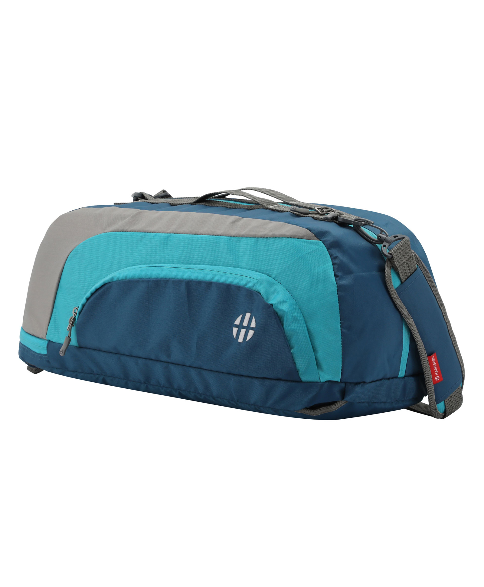 HARISSONS Height 18 Inches Jake Versatile 31L (3-in-1) Gym Duffel Navy Turquoise-image-35