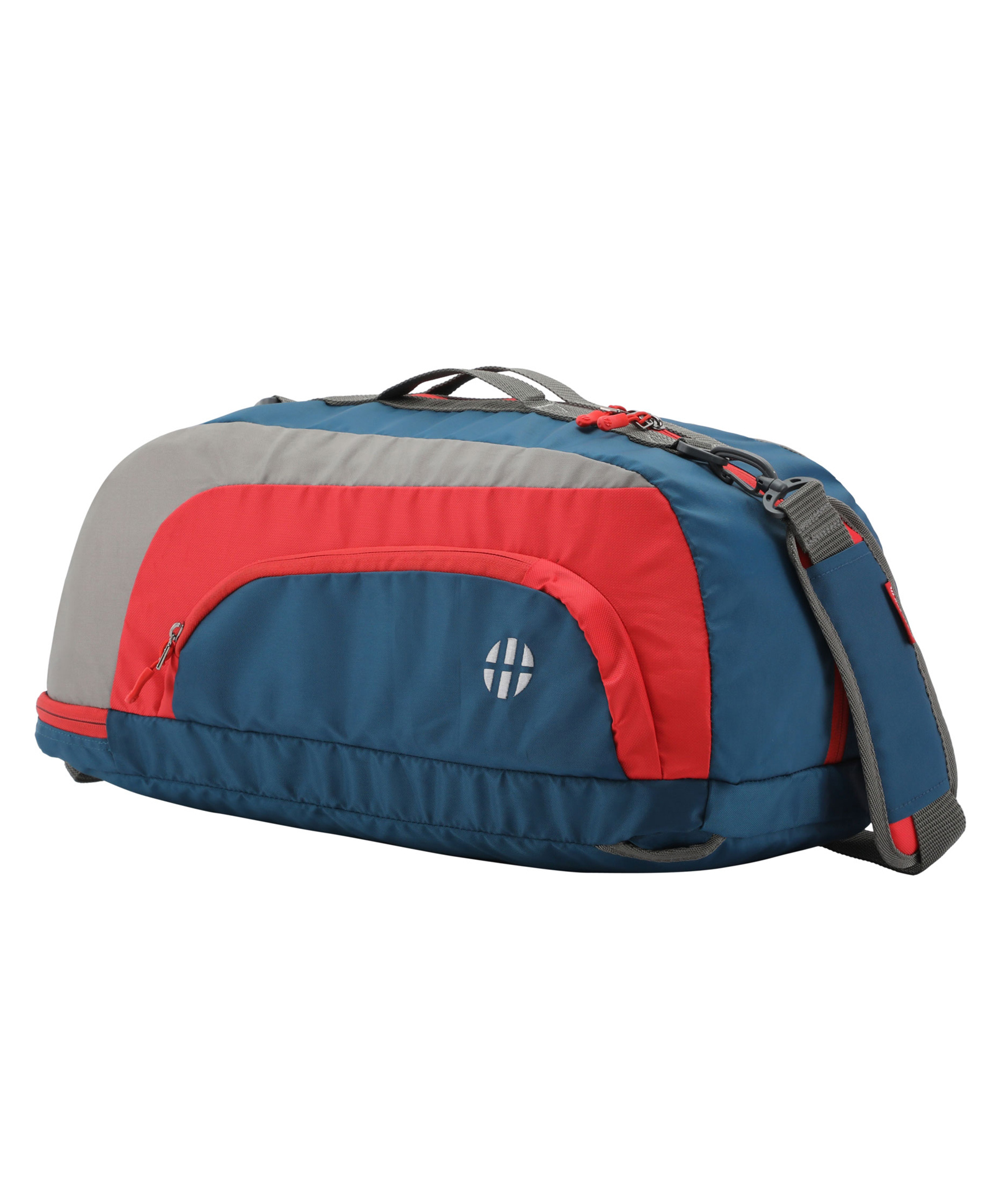 HARISSONS Height 18 Inches JAKE Versatile 31 L (3-in-1) Gym Duffel - Navy Blue and Red-picture-23