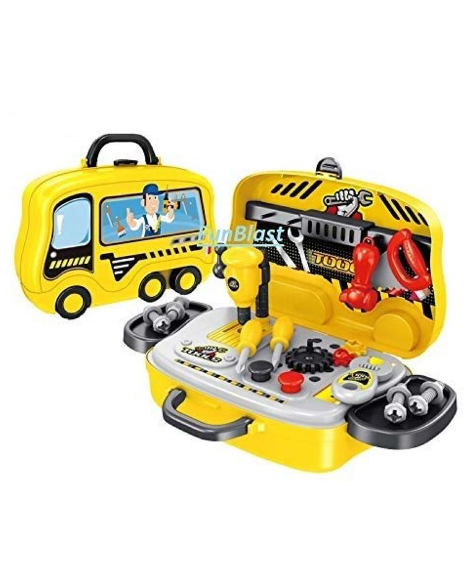 FunBlast Portable Construction Tool Kit With Suitcase for Kids - Multicolor-picture-22
