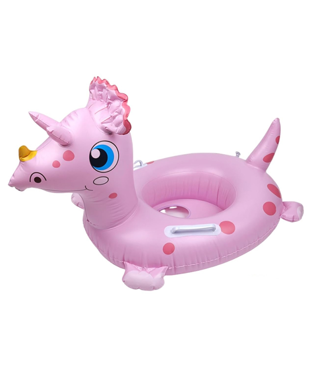 Azhari Dinosaur-shaped Inflatable baby pool float with leg holes and stability handles Floaties Animal Ring Ride On Party Toys for Kids Color May Vary-image-40