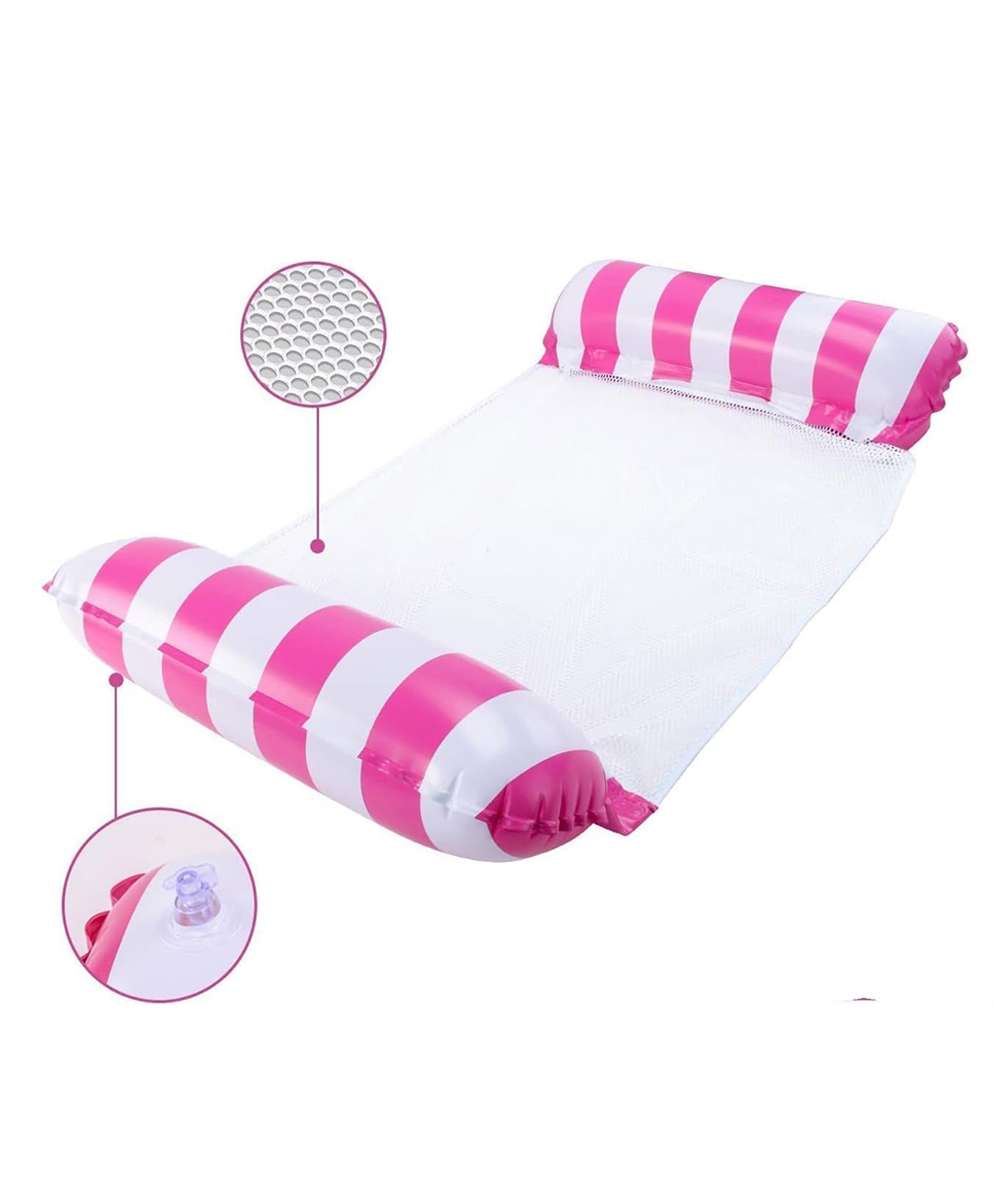 Azhari Inflatable Pool Hammocks Designed Lounging Mat on water Color May Vary-image-19
