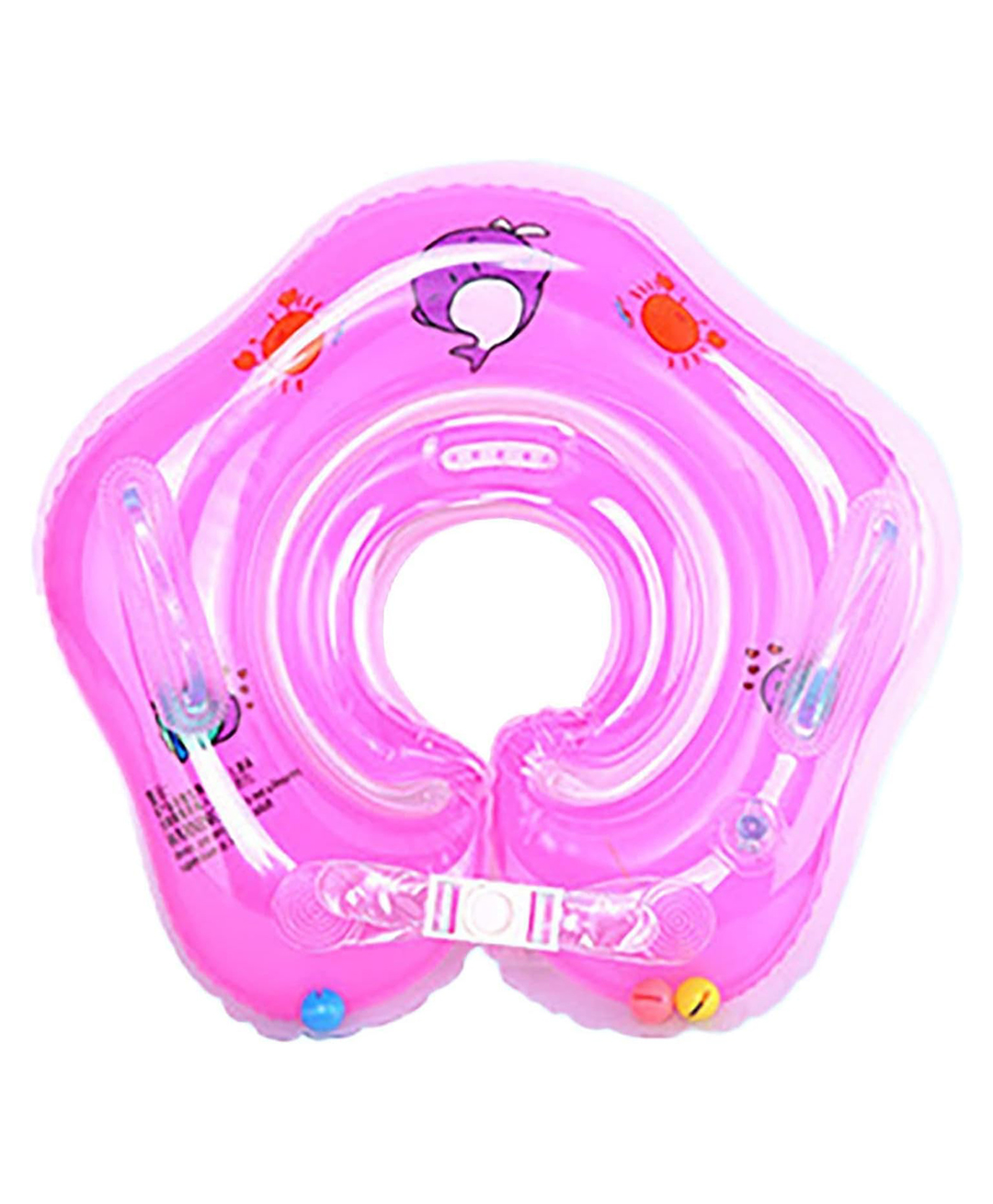 azhari Inflatable Swimming Neck Float Baby Bath -Color May Vary-picture-12
