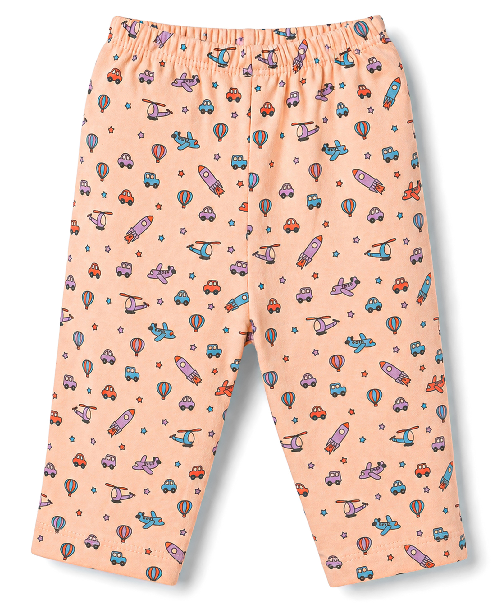 Tango Interlock Knit Full Length Vehicles Printed Lounge Pant - Pink-picture-35