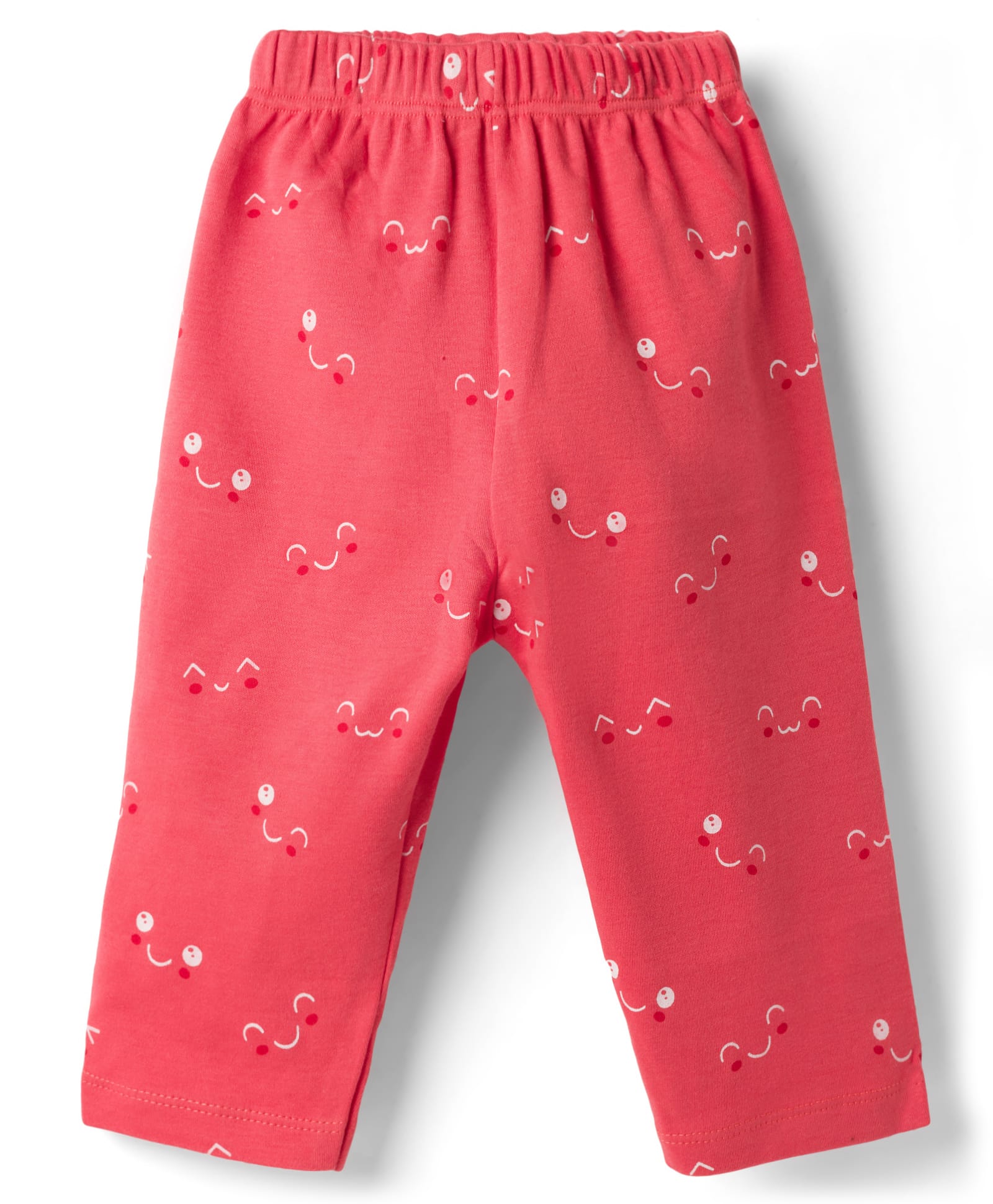 Tango Interlock Knit Full Length Smile Printed Lounge Pant - Red-picture-12