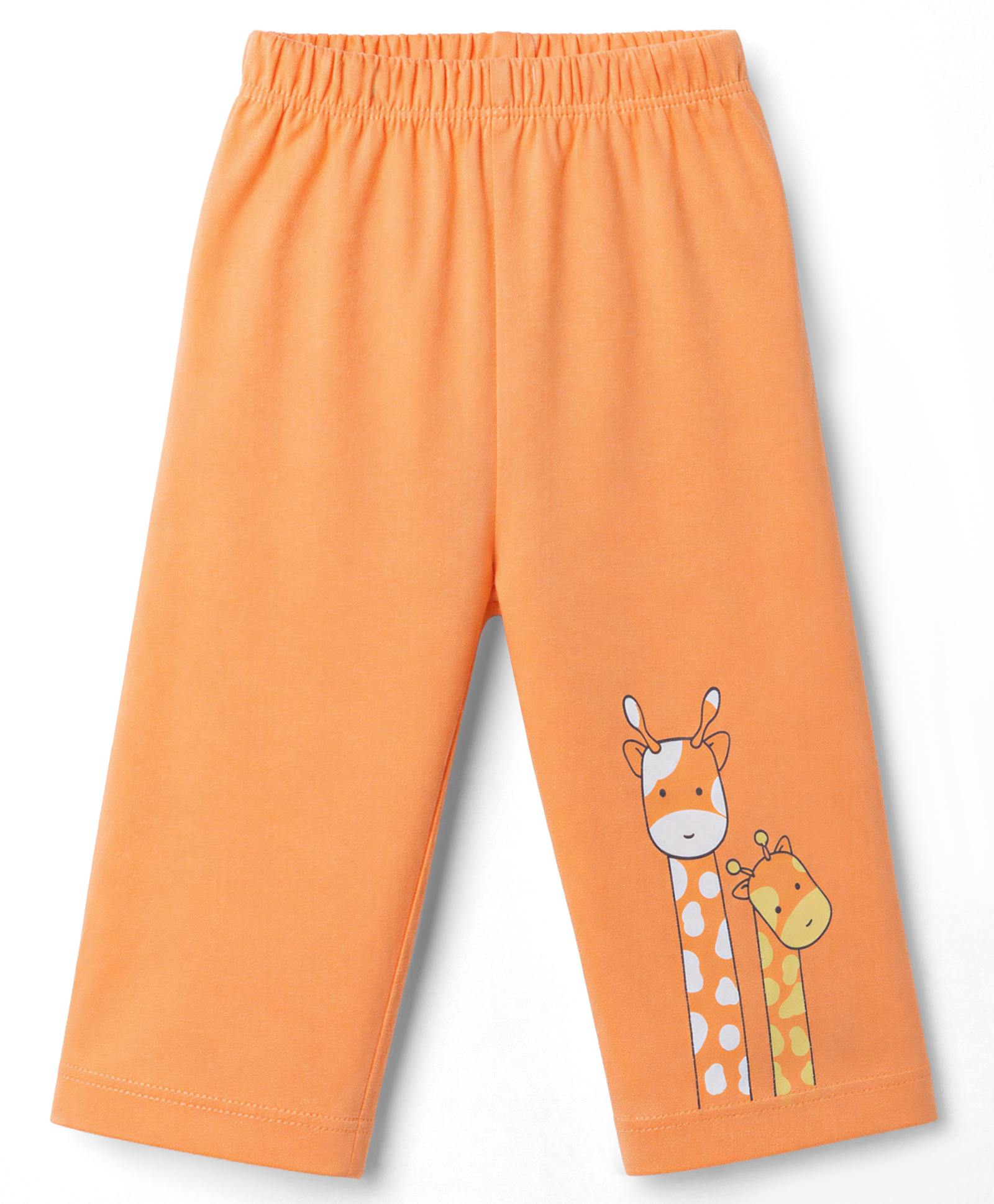 Tango Interlock Knit Full Length Giraffe Printed Lounge Pant - Orange-picture-33