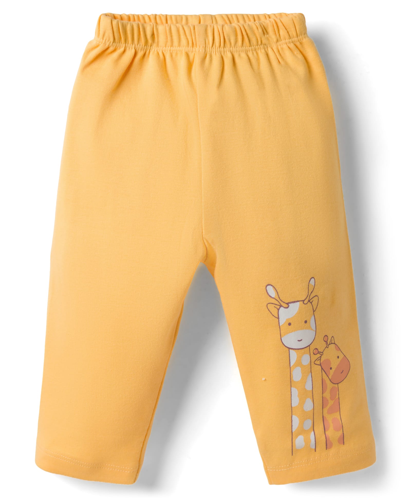 Tango Interlock Knit Full Length Giraffe Printed Lounge Pant - Golden-picture-14