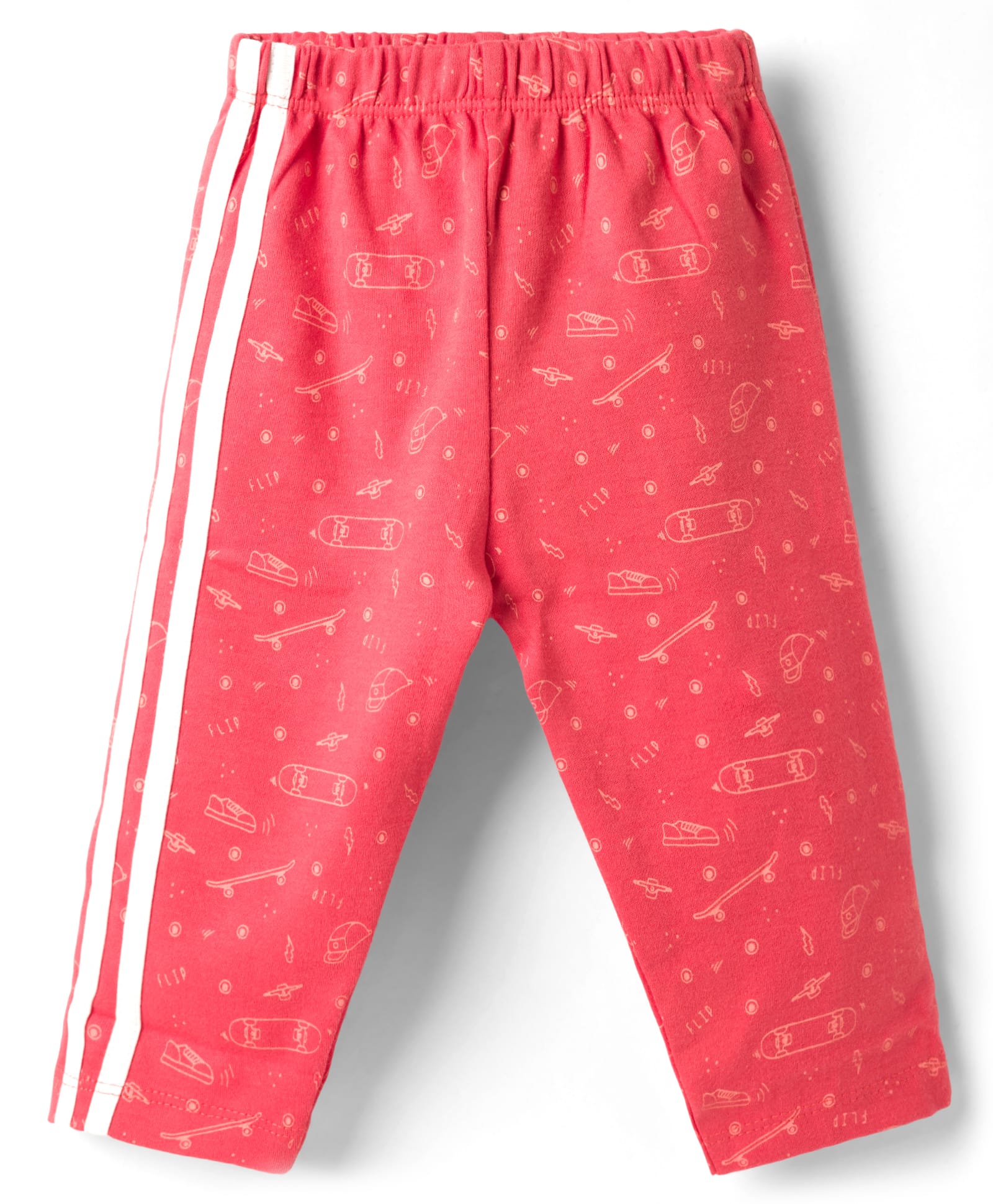 Tango Interlock Knit Full Length Sports Theme Printed Lounge Pant - Red-picture-22