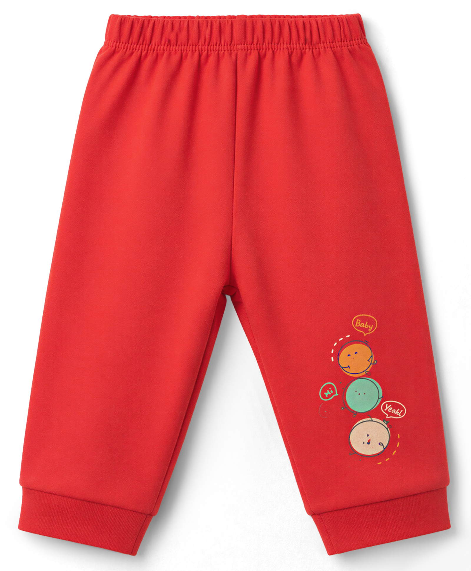 Tango Interlock Knit Full Length Printed Lounge Pant - Red-picture-11