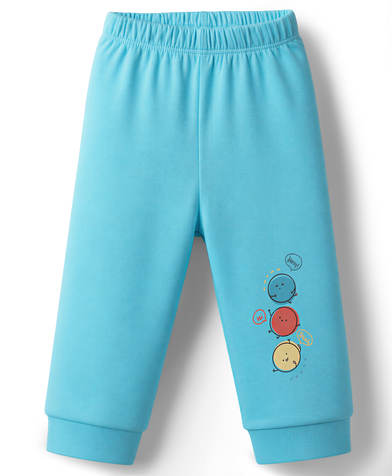Tango Interlock Knit Full Length Printed Lounge Pant - Light Blue-picture-15