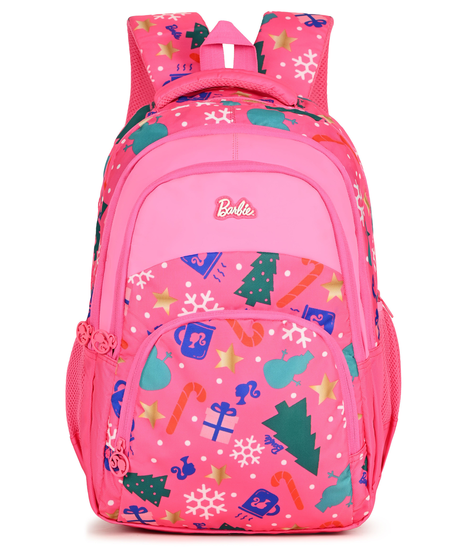 Hotshot Height 17 Inches School Bag 25 L Water Resistant Backpack with Barbie Print - Pink-image-1