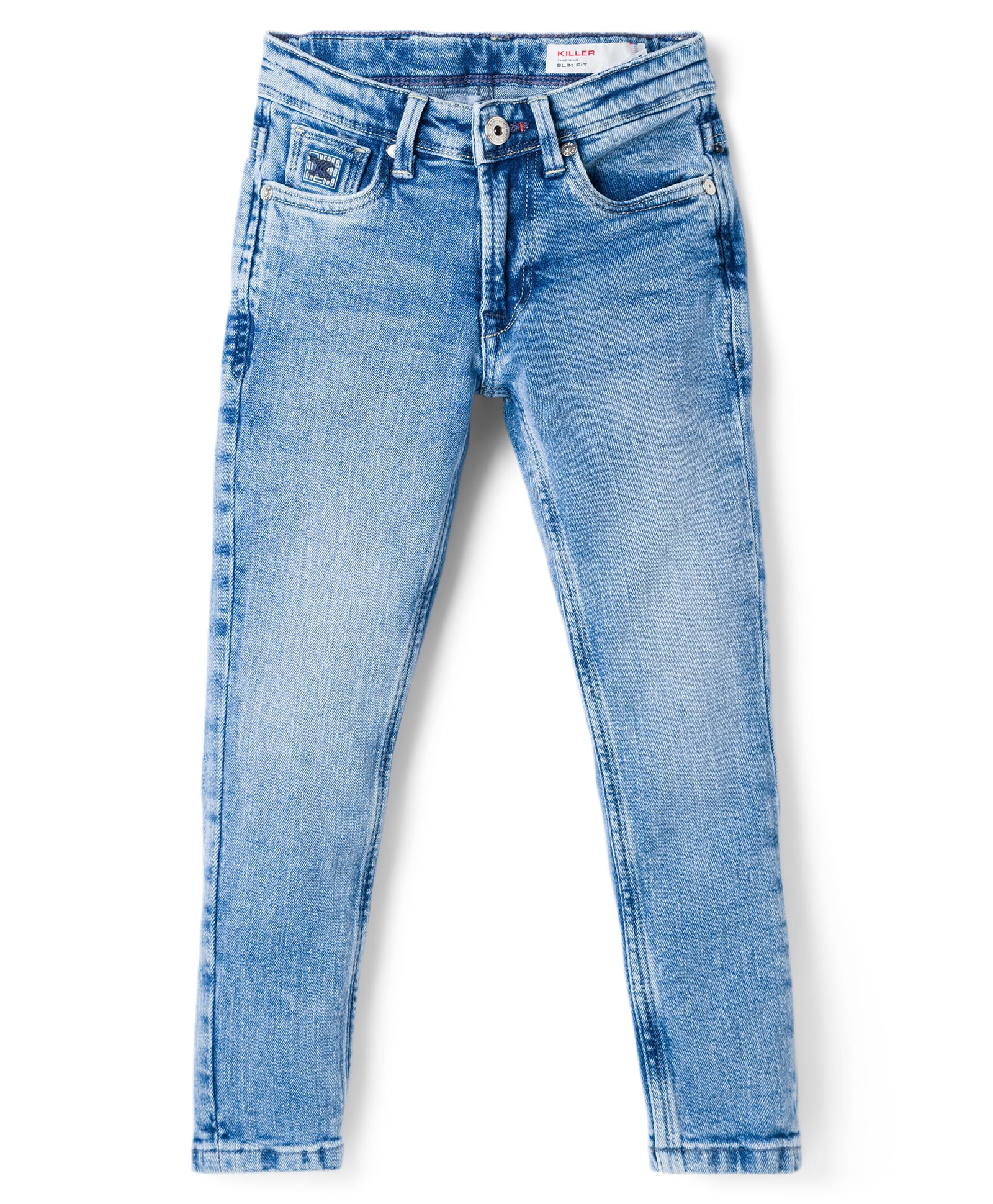 Junior Killer Elastane Blend Full Length Solid Jeans With Stretch - Blue-picture-24