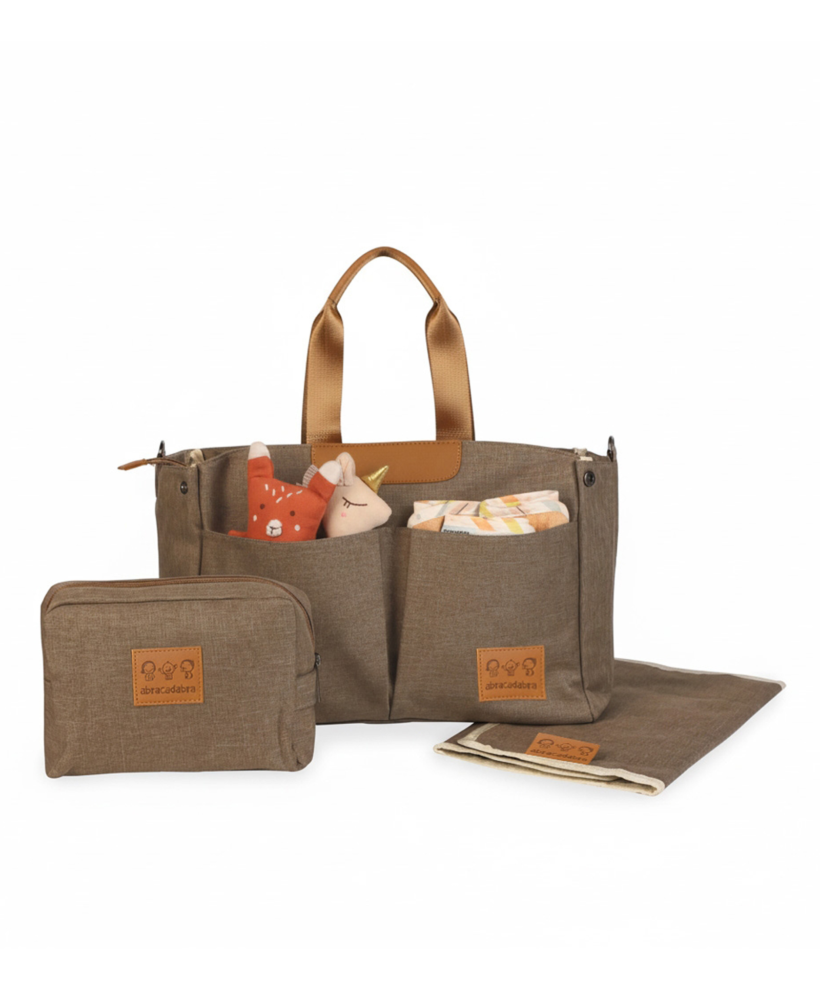Abracadabra Everyday Essentials Diaper Bag - Pebble grey-image-36