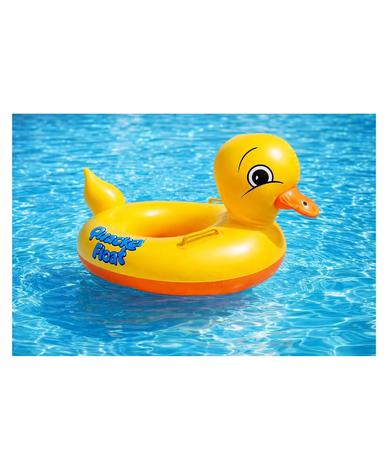 Muren Inflatable Swimming Float Duck Shape Ring Mat for Pool and Beach Water Swimming Ring Tube for Kids-(Color and design May Vary)-picture-47