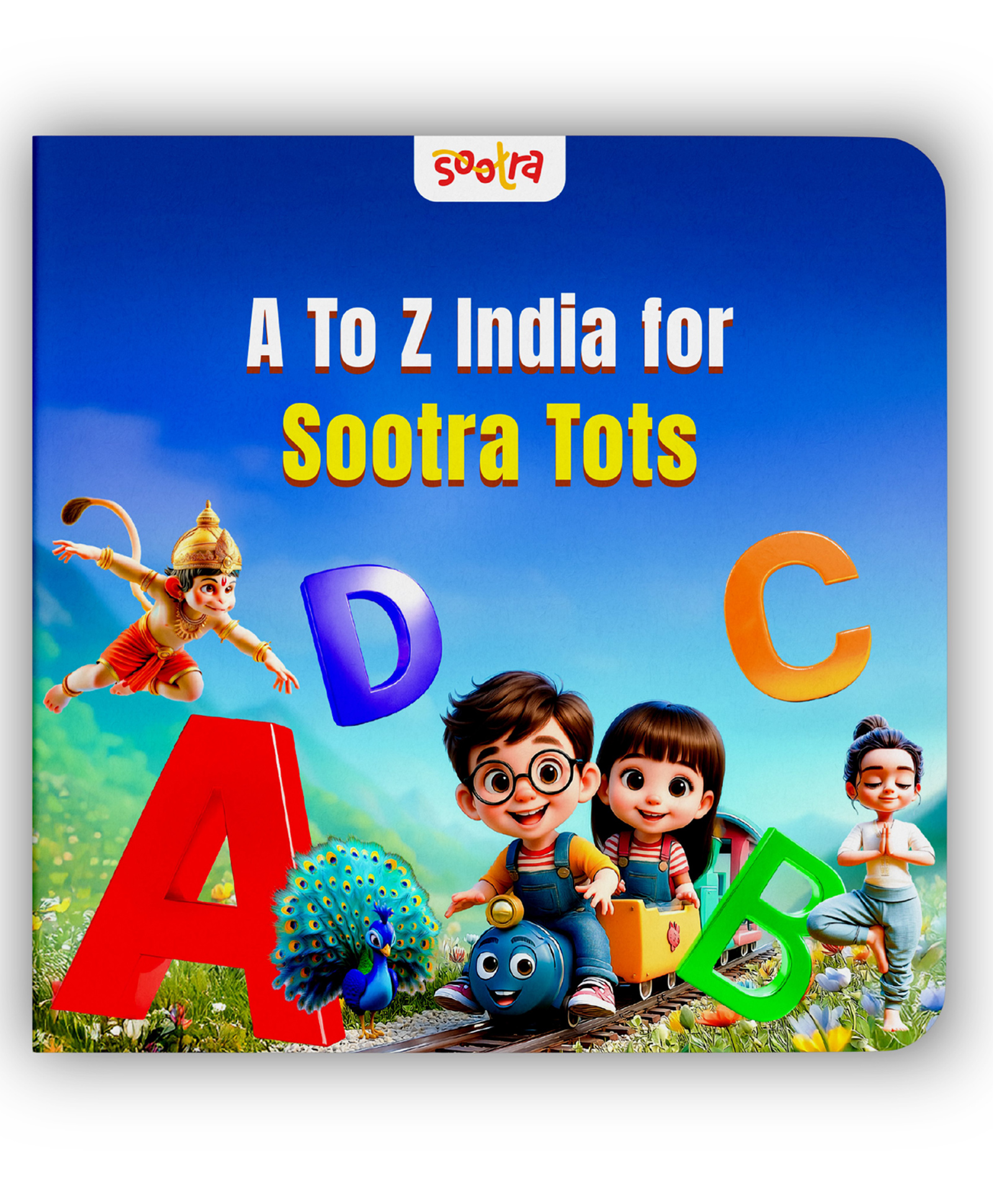 A to Z India for Sootra Tots | Illustrated Alphabet Book for Kids | AZ of Indian Culture, mythology & Heritage | Early Learning Board Book for Babies, Toddlers & Preschoolers-image-24