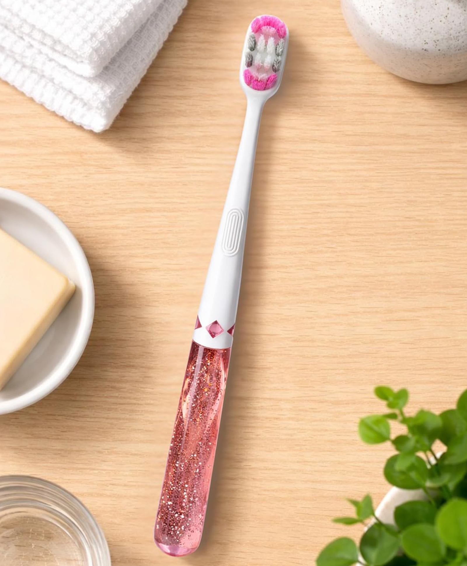 The little lookers Baby Toothbrush Ultra-Soft Bristles for Gentle Cleaning Lightweight -Pink-picture-24