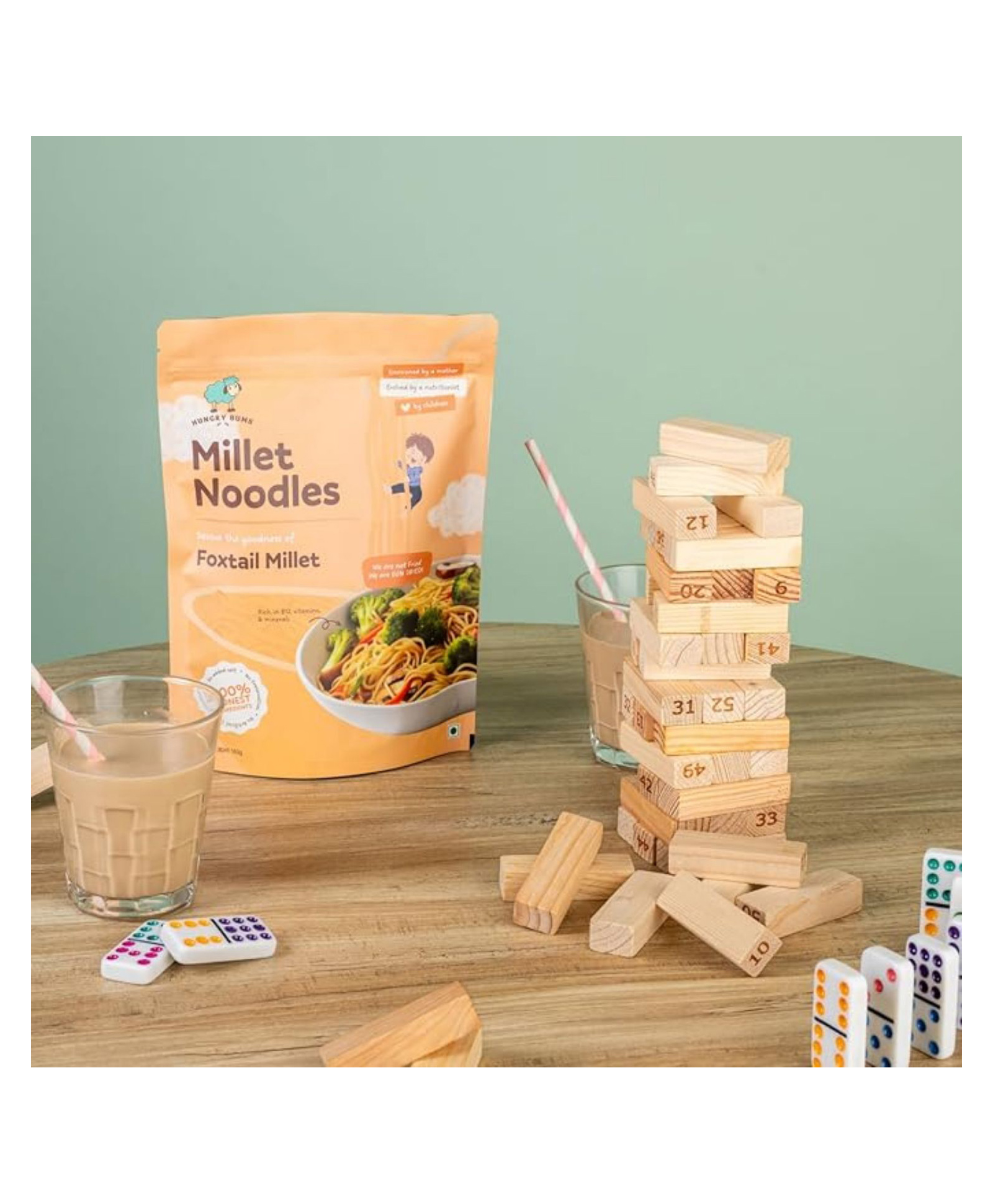 Hungrybums Foxtail Millet Noodles - 180g each-image-41