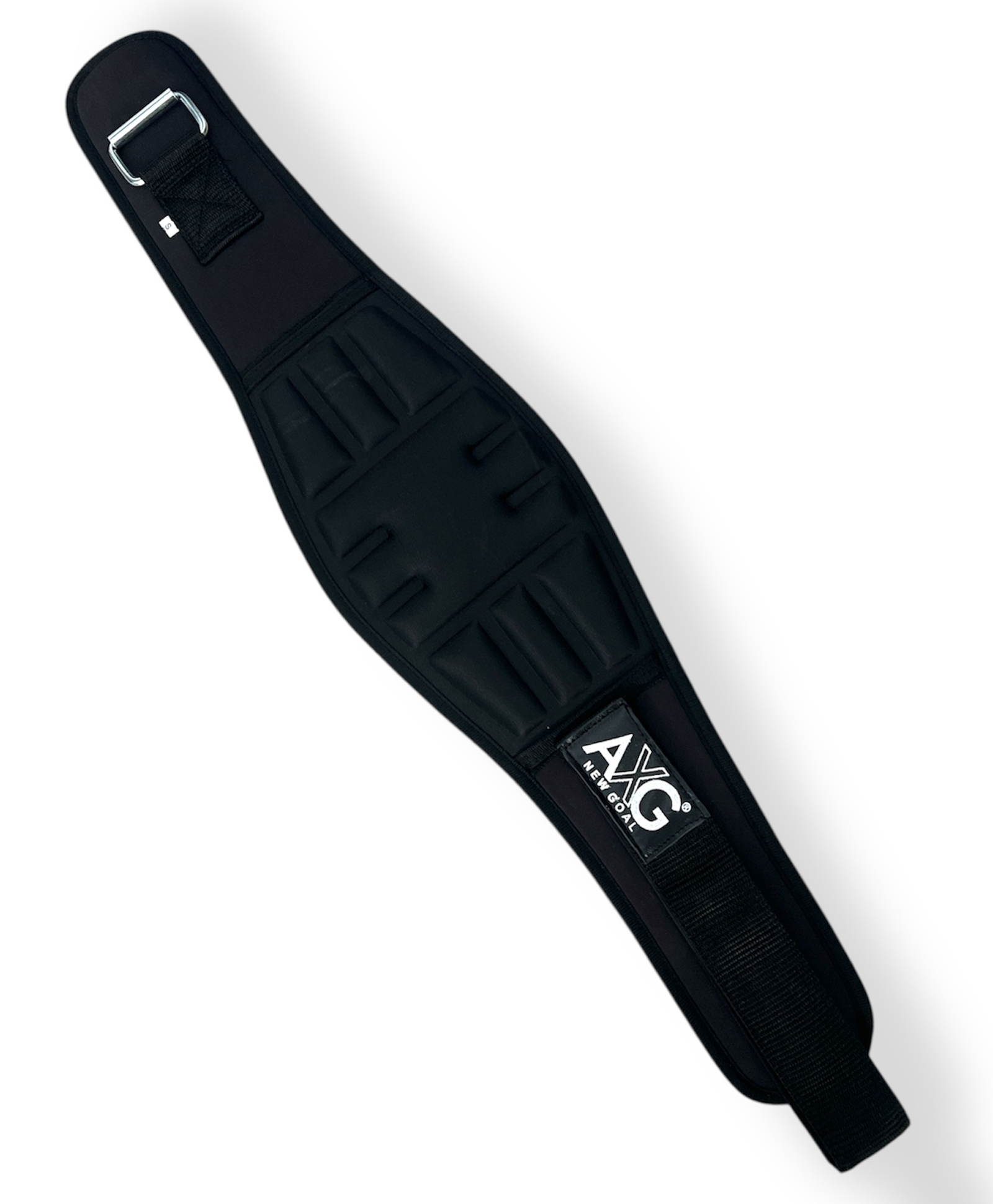 AXG New Goal Weight Lifting Mould Heavy Duty Gym Belt 7 Inch Wide Abdominal Belt S - Black-picture-18