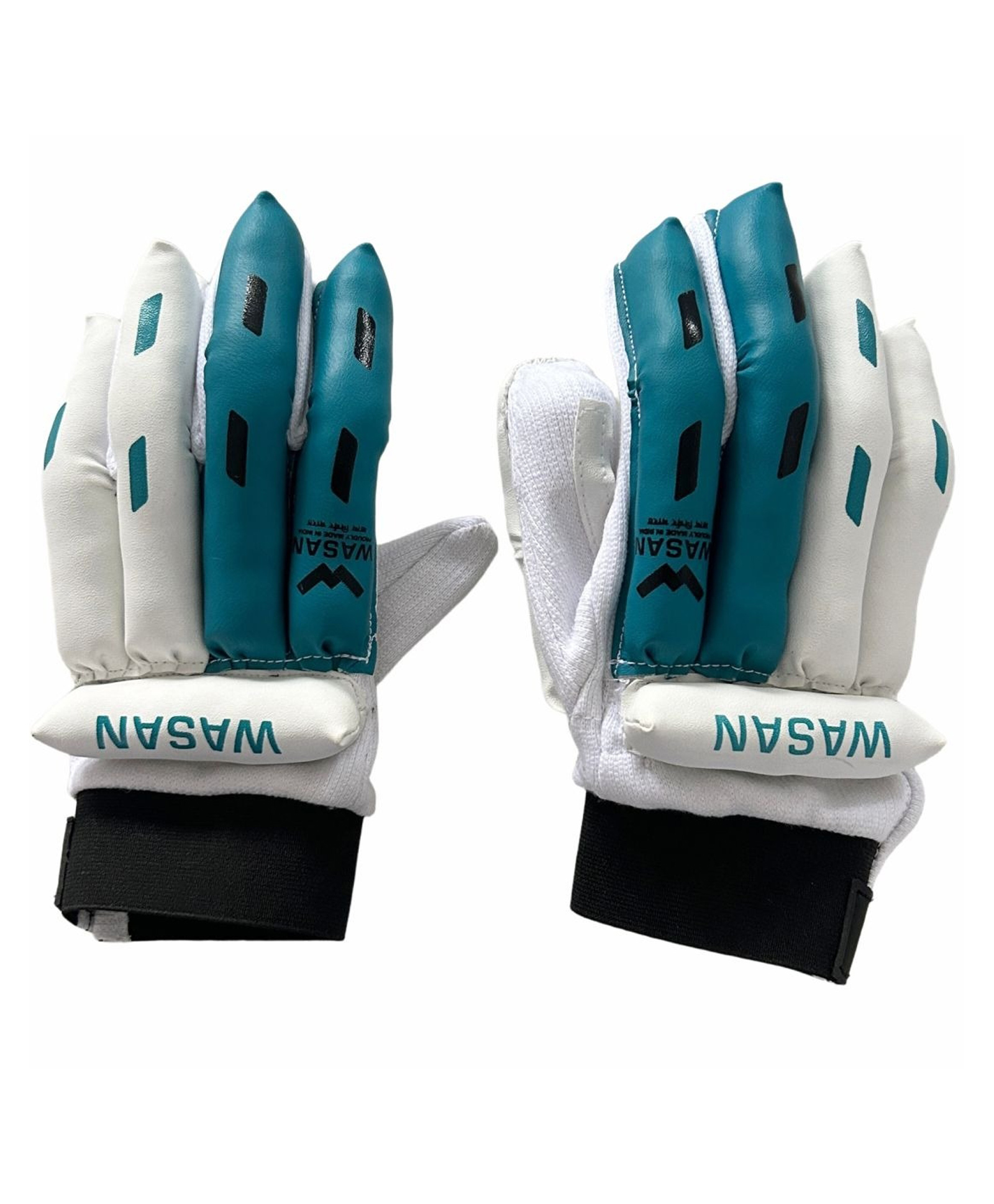 Wasan Cricket Batting Gloves Sz. Small Boy (7-10 Years) Teal Green-picture-0