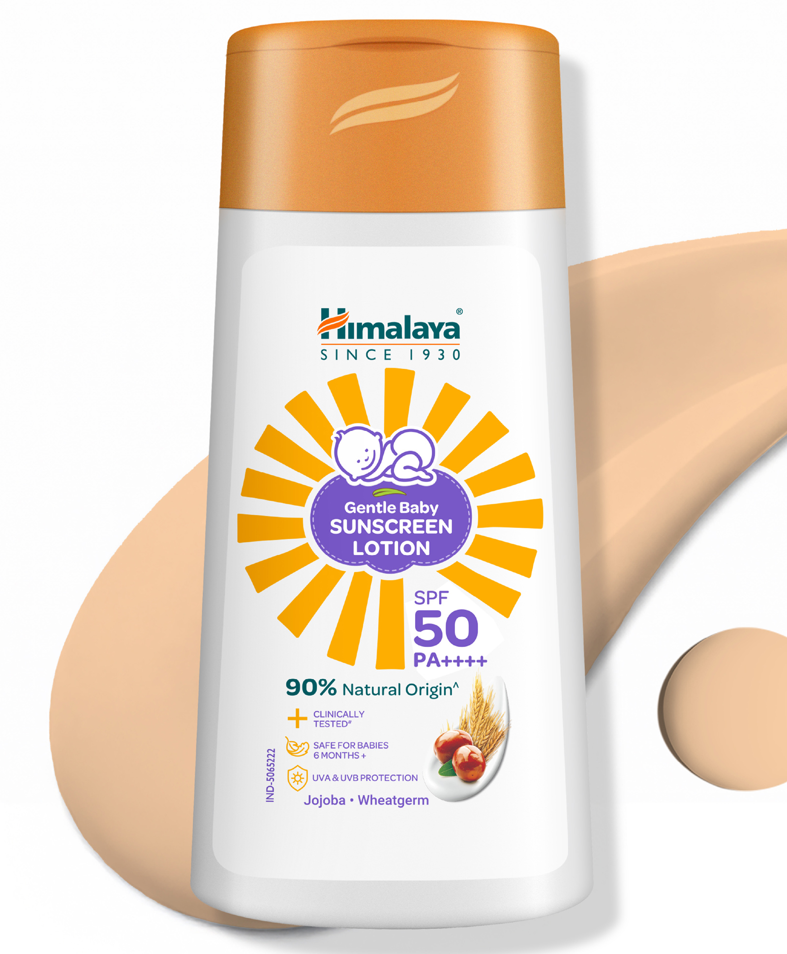 Himalaya Babycare Gentle Baby Sunscreen Lotion | SPF 50 PA++++ | UVA & UVB Broad Spectrum Protection For All Skin Types | With Jojoba Oil & Vitamin E | Non-Greasy, No White Cast - 50 ml-picture-27