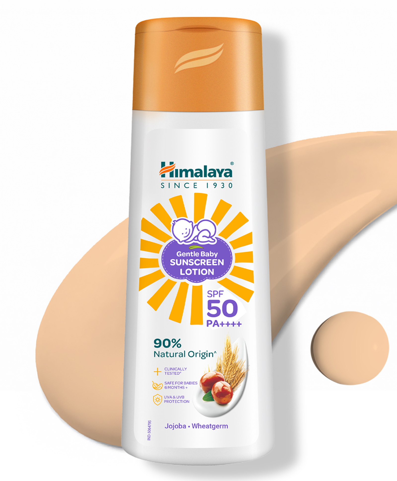 Himalaya Babycare Gentle Baby Sunscreen Lotion | SPF 50 PA++++ | UVA & UVB Broad Spectrum Protection For All Skin Types | With Jojoba Oil & Vitamin E | Non-Greasy, No White Cast - 100 ml-picture-40