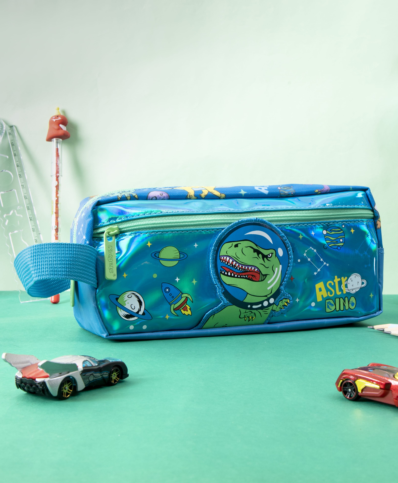 Kidgets Cute Zippered Pouch School and Office Stationery Spacious-picture-25