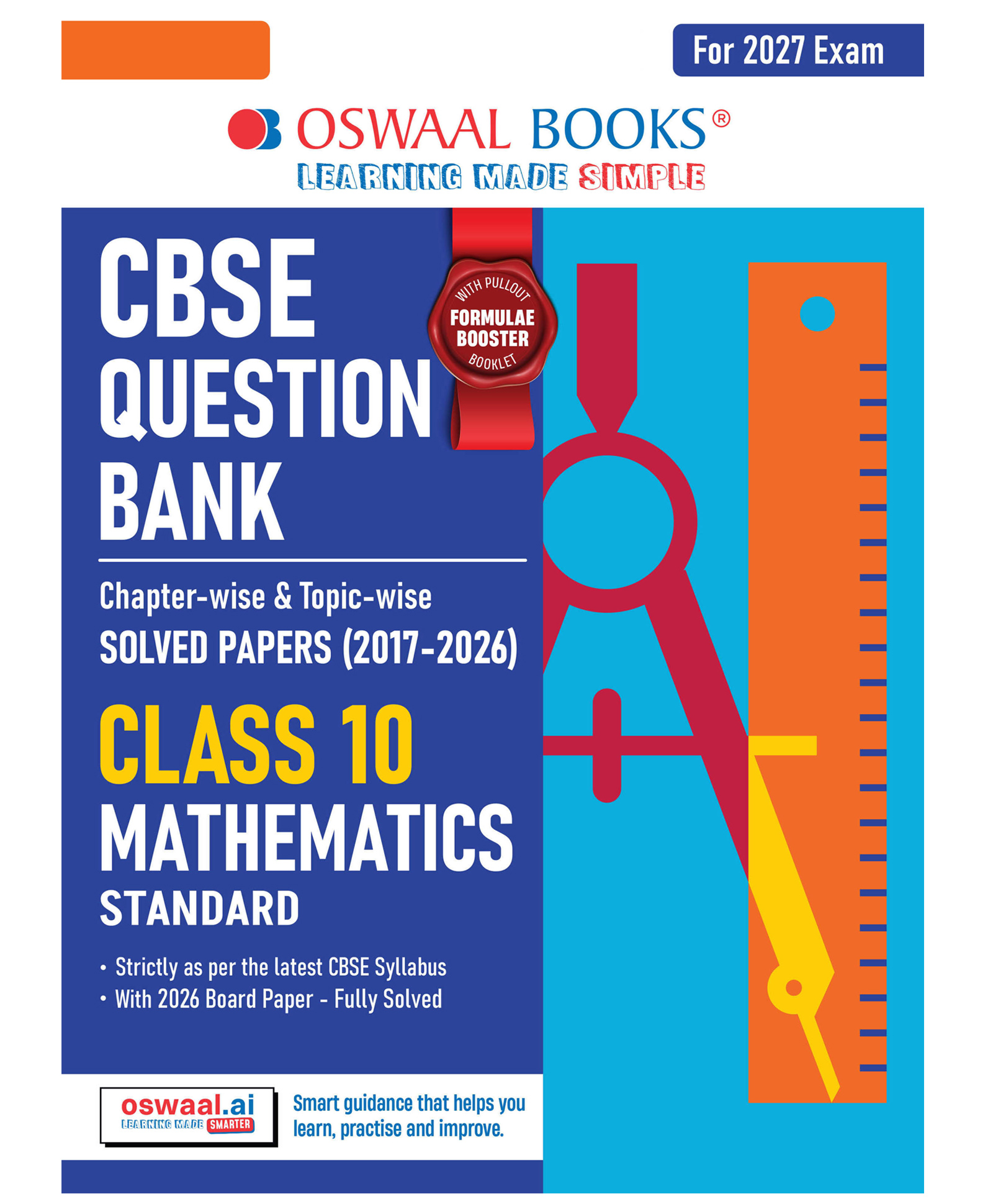 OSWAAL BOOKS CBSE Question Bank for Class 10 Maths (Standard) | Chapter-wise and Topic-wise: Solved Papers (2017-2026) | Includes 2026 Papers- fully solved | With Mind Maps For 2027 Exam-image-46