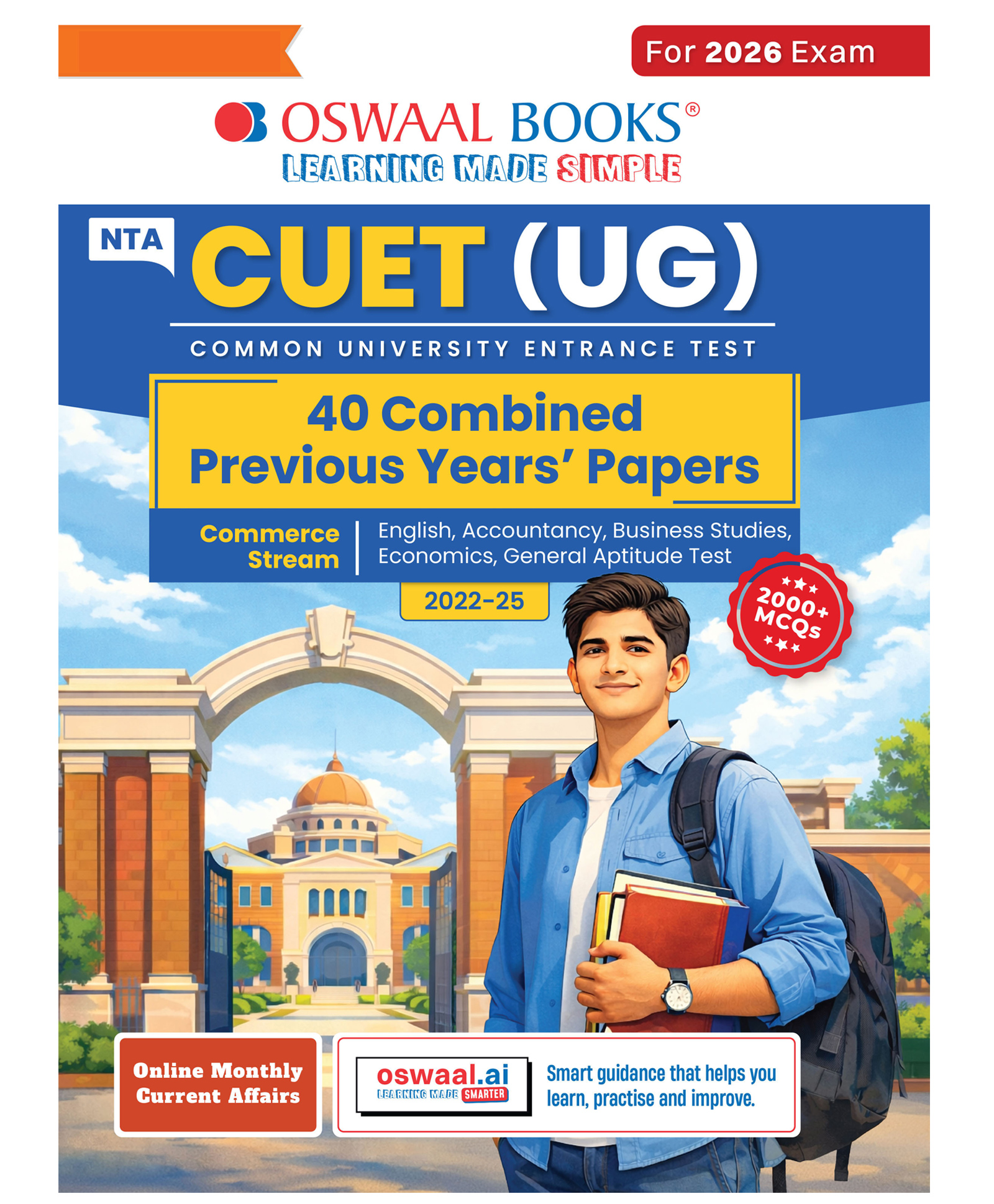 OSWAAL BOOKS NTA CUET (UG) 40 Combined Previous Years' Solved Papers (2022-25)| Commerce Stream (English, Accountancy, Business Studies, Economics & General Aptitude Test) For 2026 Exam-image-35