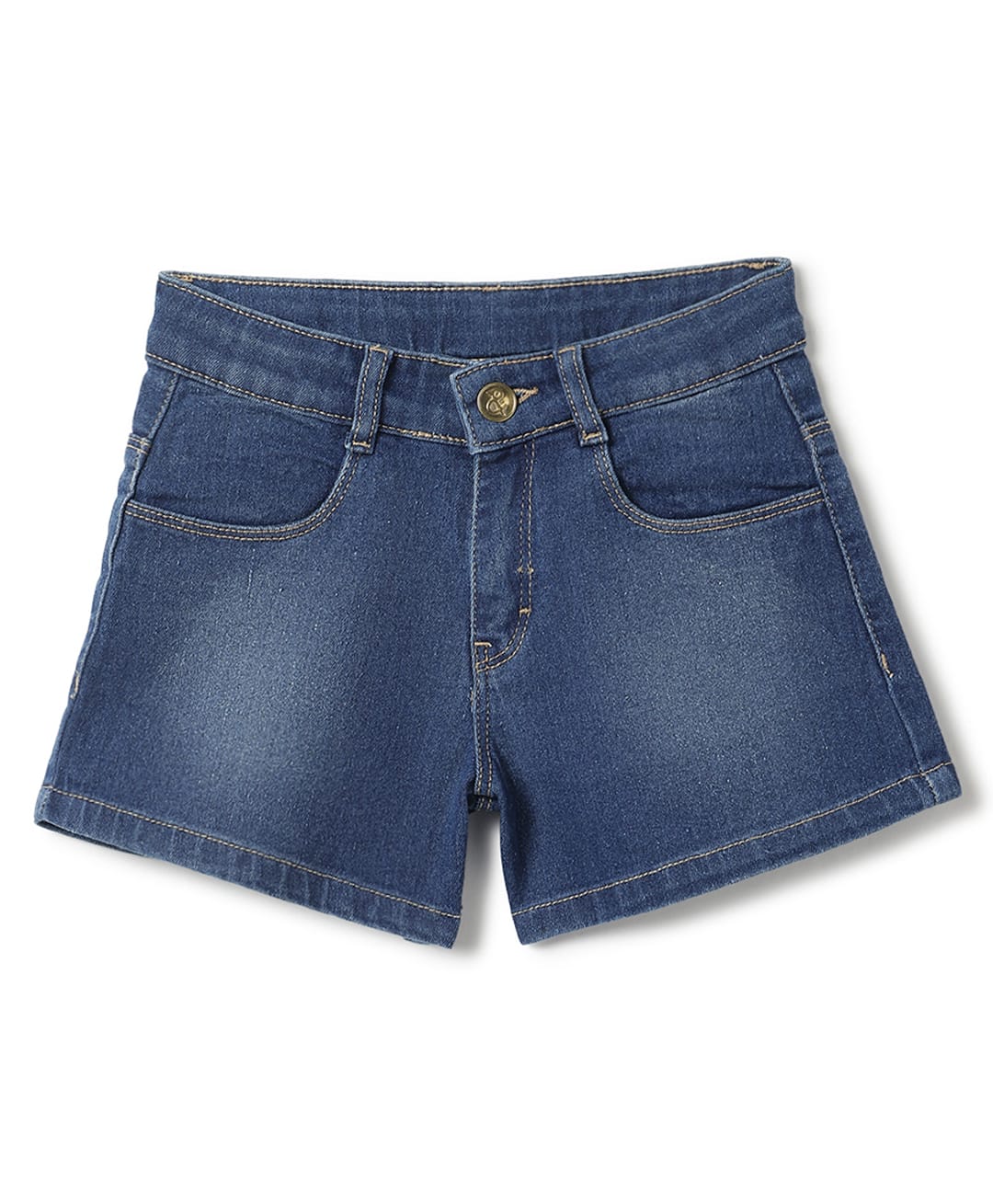 Tales & Stories Denim Woven Washed Shorts - Navy Blue-picture-30
