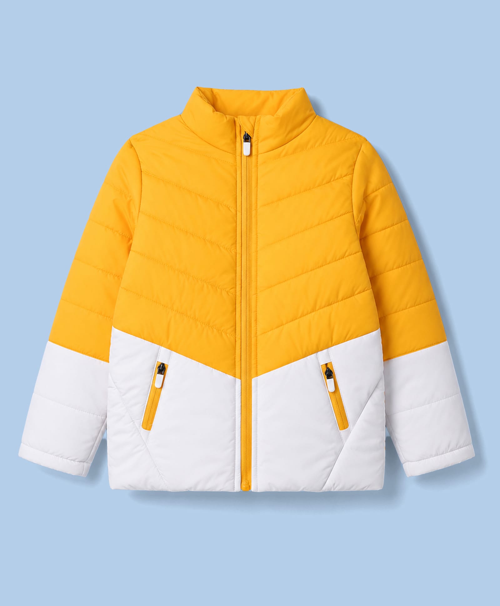 Pine Kids Woven Full Sleeves Padded Jacket - Yellow-picture-13