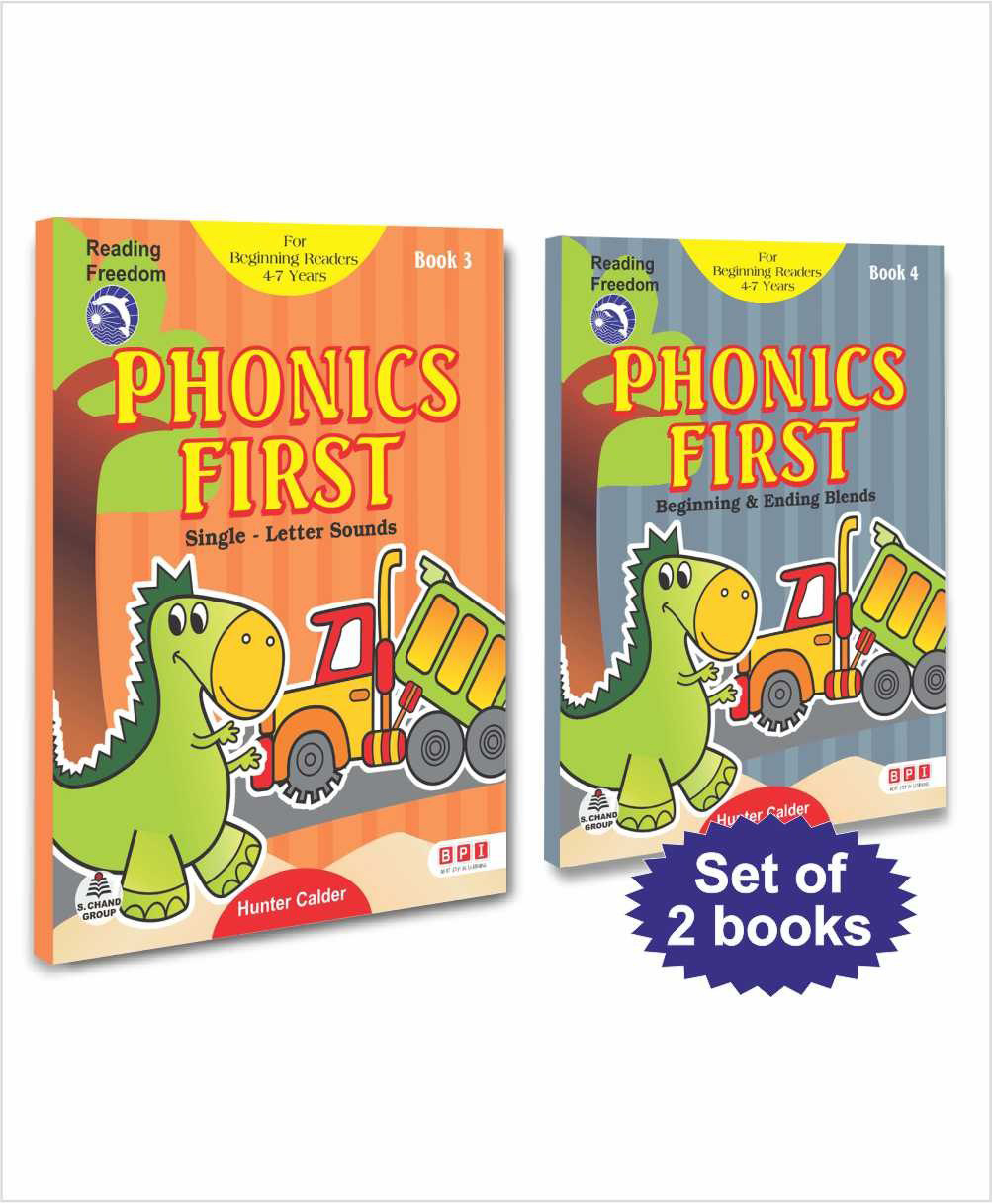Phonics First Combo 2 I Book 3 & 4 | Learn to Read & Blends Sounds I Phonemic Awareness & Activity Books I NEP Aligned I Foundational Literacy & School Curriculum Support - English-image-18