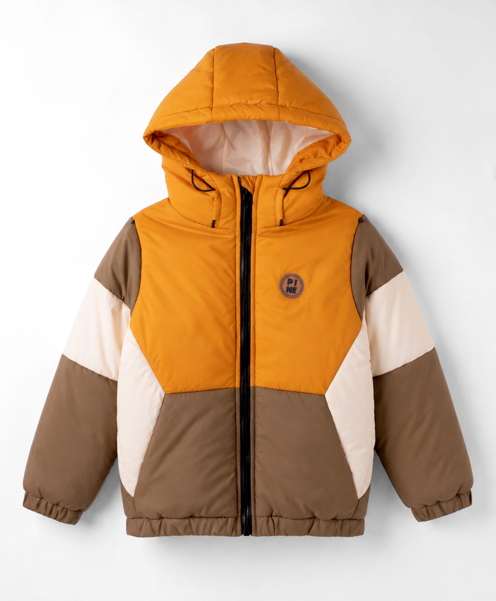 Pine Kids Woven Full Sleeves Hooded Jacket - Rust Orange-picture-10