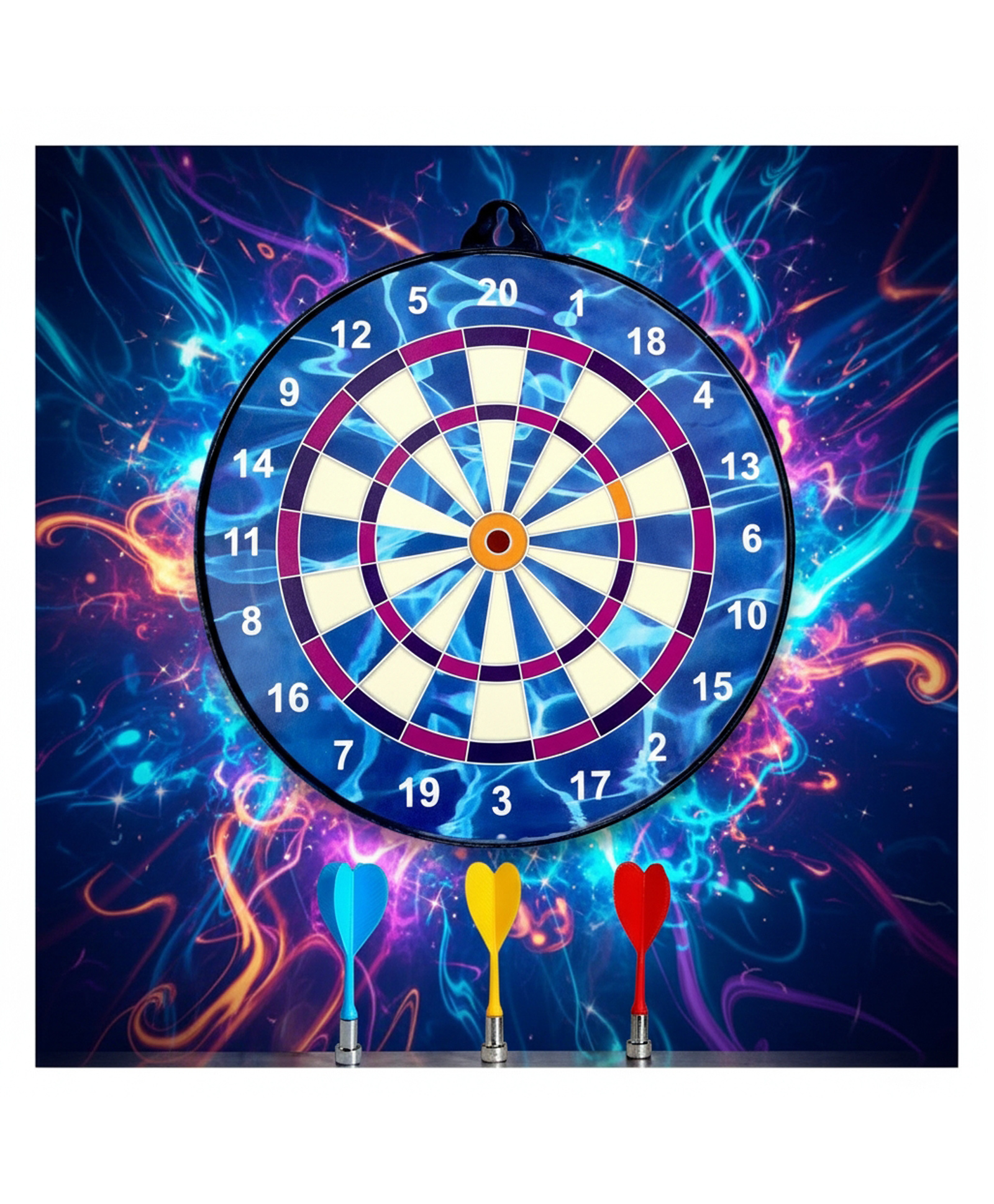 NIYANA TOYZ Magnetic Dart Board (Blue)-image-21