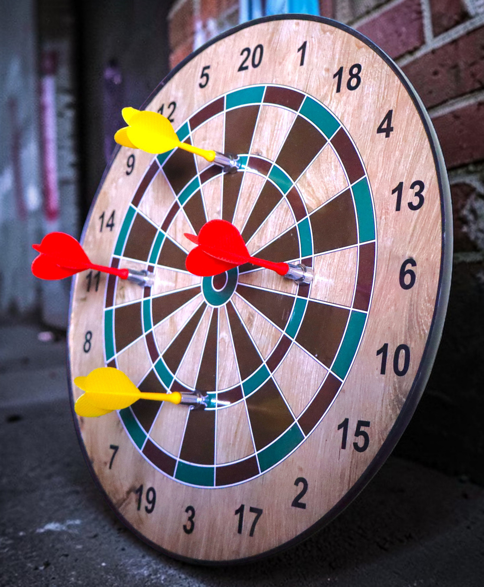 NIYANA TOYZ Magnetic Dart Board (Wooden)-image-7