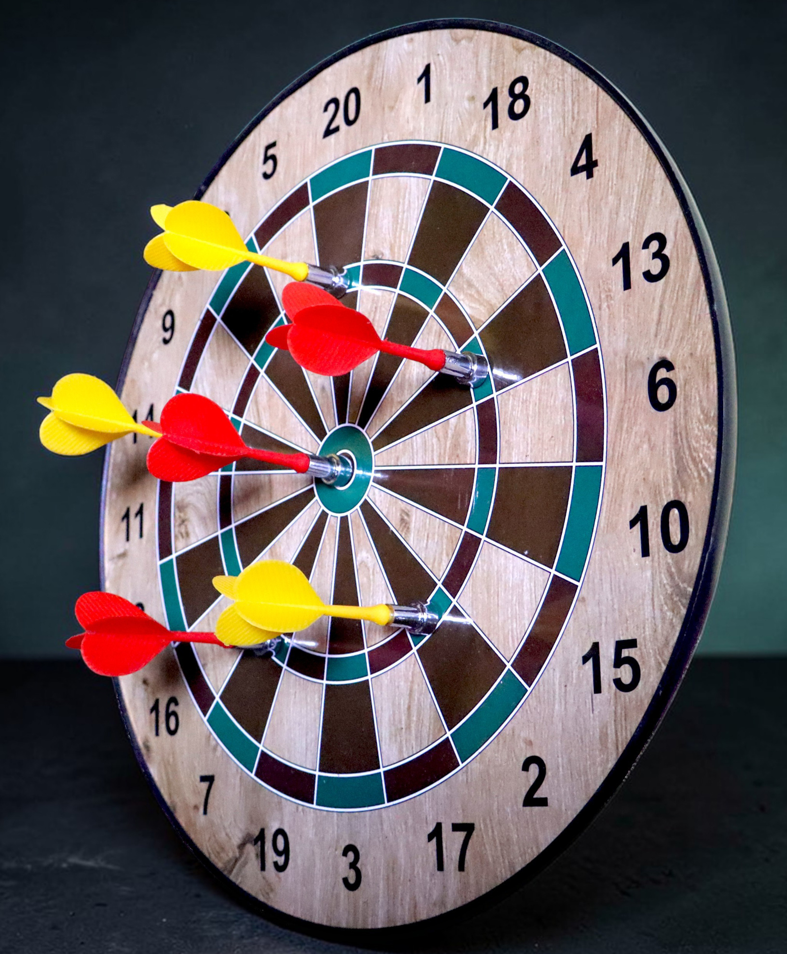 NIYANA TOYZ Magnetic Dart Board (Wooden)-image-8