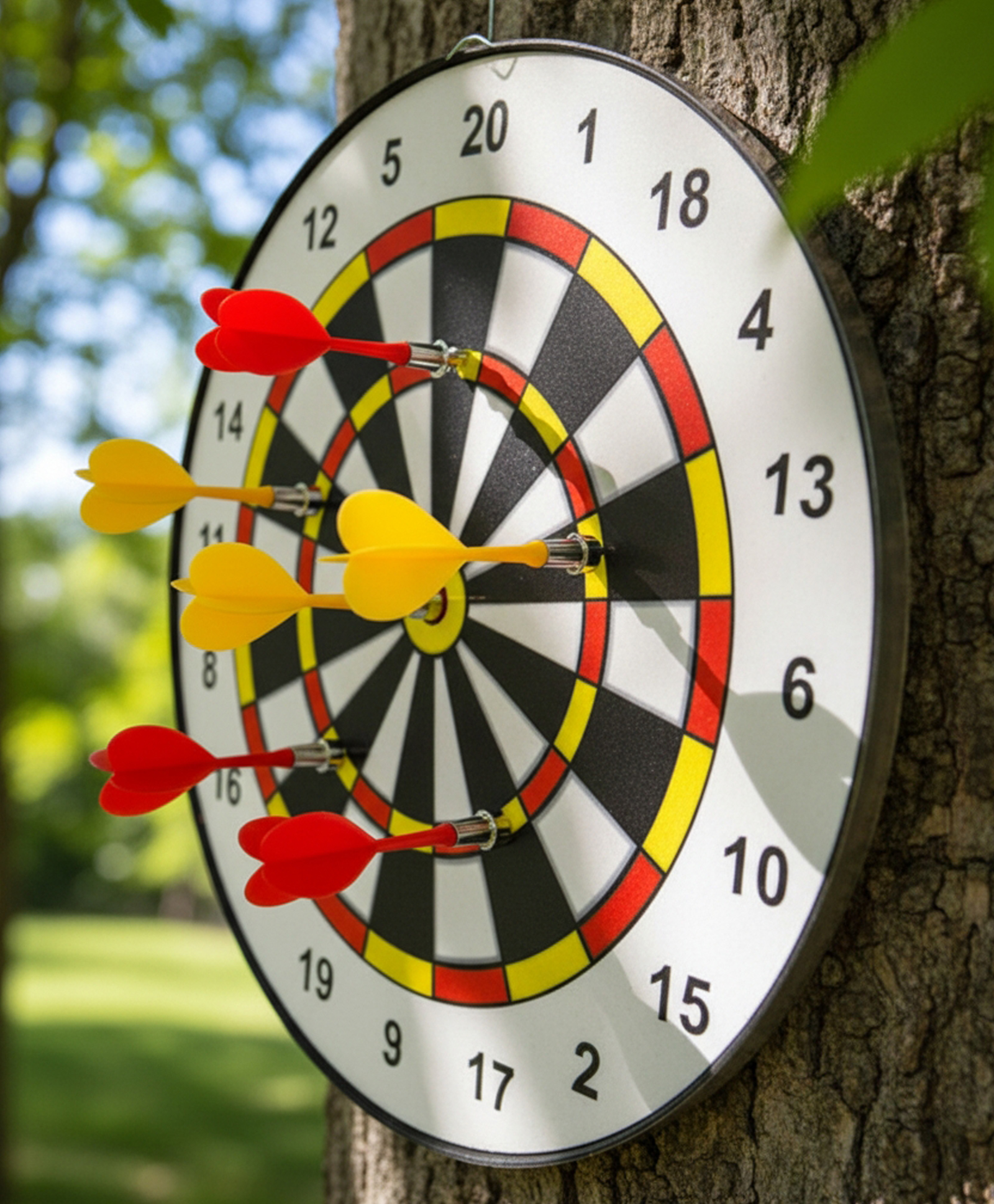 NIYANA TOYZ Magnetic Dart Board (Pure White)-image-10