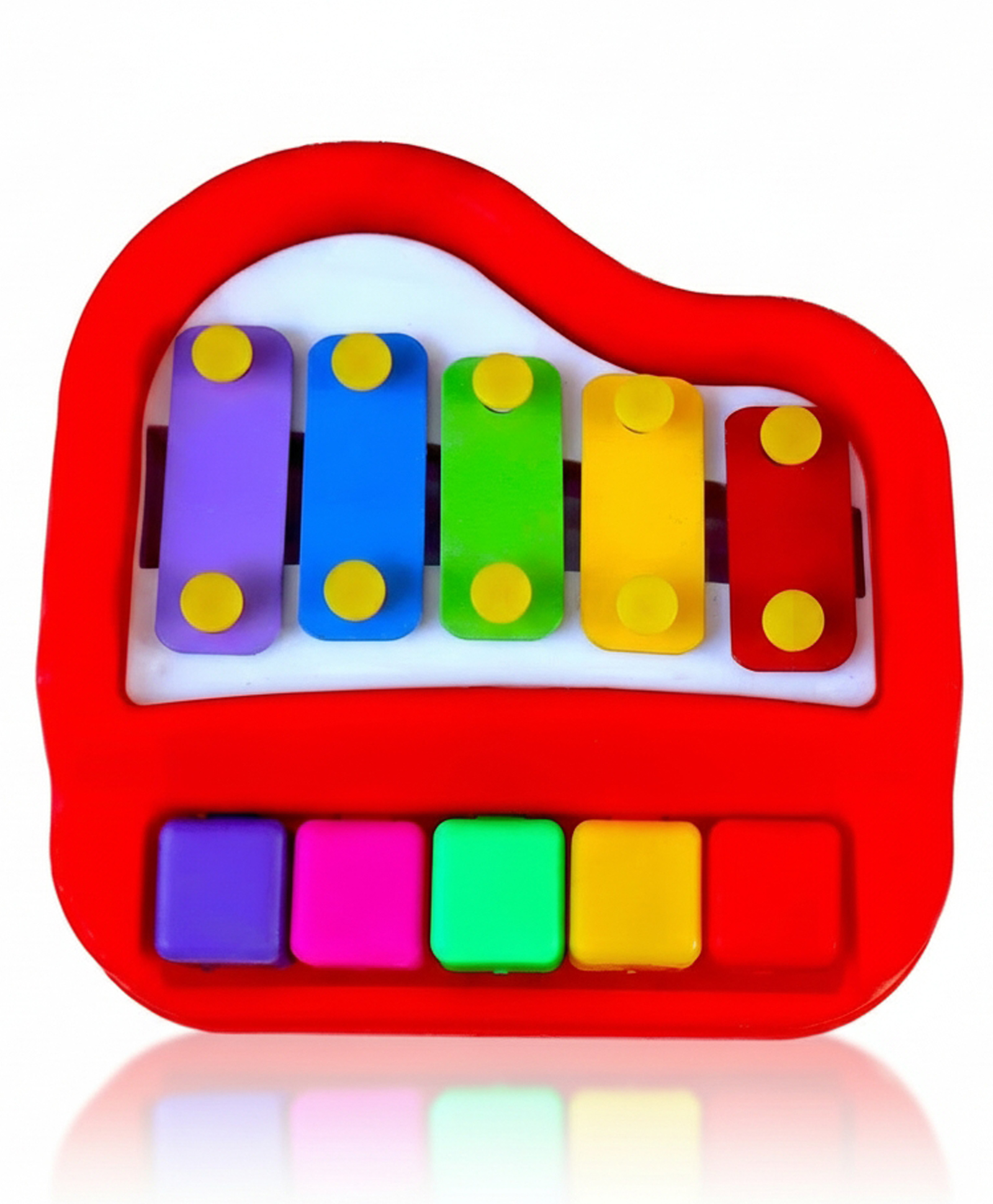 NIYANA TOYZ Musical Piano With Xylophone - Red-image-6