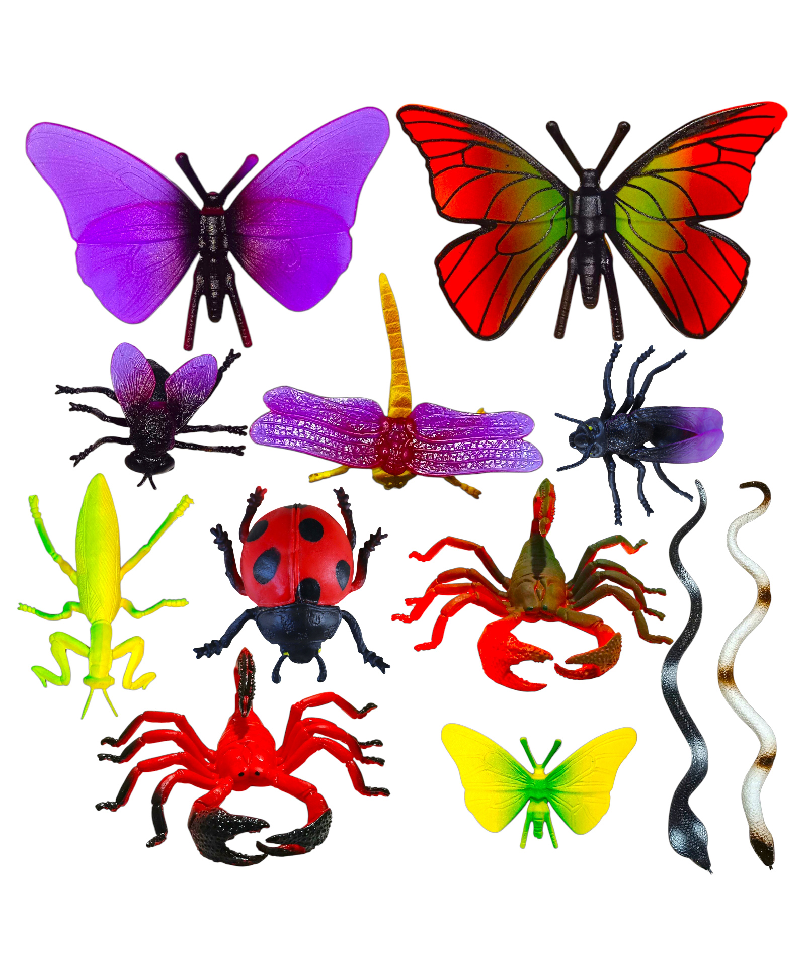 NIYANA TOYZ Insect Toy Figures-12 Pieces-picture-17