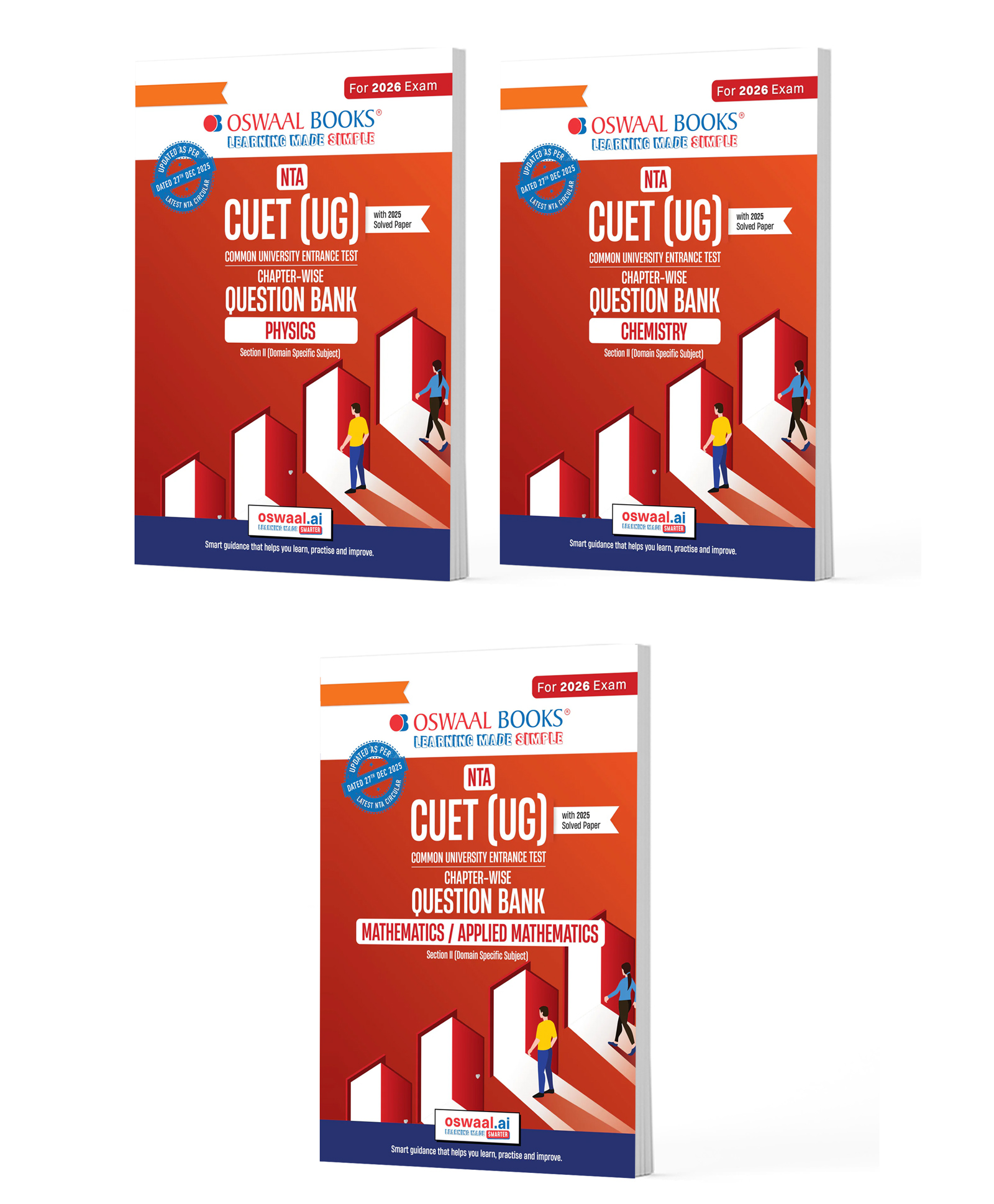 OSWAAL BOOKS NTA CUET (UG) Question Banks Chapterwise & Topicwise Physics, Chemistry & Maths Set of 3 Books Entrance Exam Preparation Books 2026 -English-picture-16