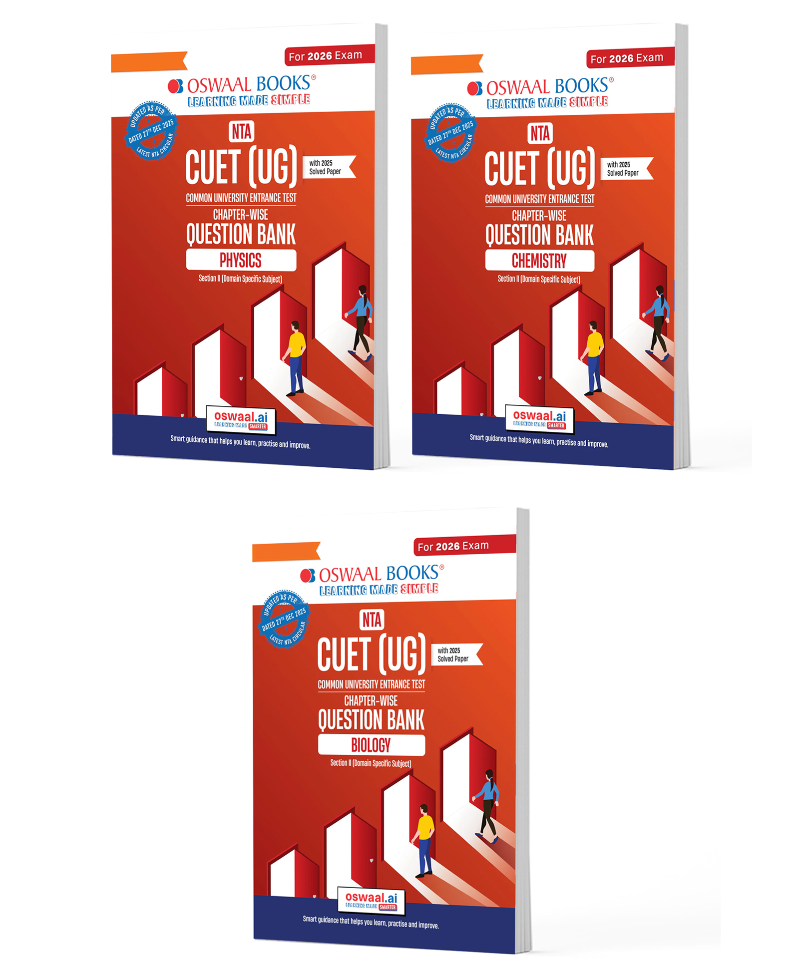 OSWAAL BOOKS NTA CUET (UG) Question Banks Chapterwise & Topicwise Physics, Chemistry & Biology Entrance Exam Preparation Books 2026 Set of 3 Books-picture-13