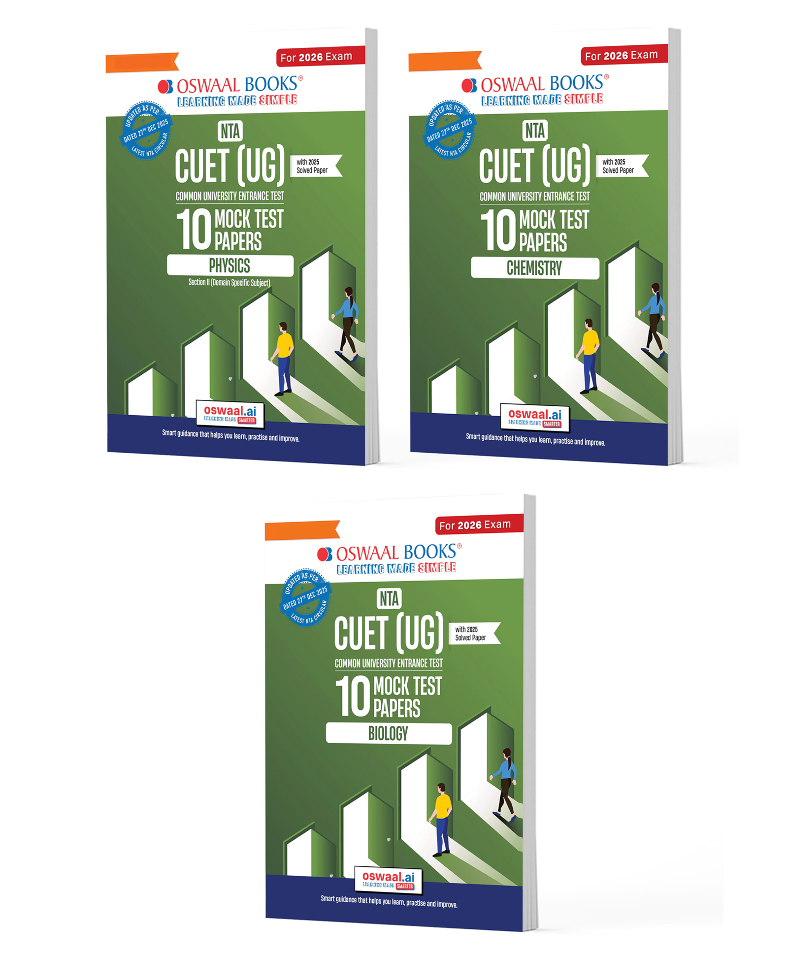 OSWAAL BOOKS NTA CUET (UG) Mock Test Papers | Physics, Chemistry & Biology (Set of 3 Books) | For 2026 Exam | Includes 2025 Paper-fully solved | With Oswaal AI-image-30