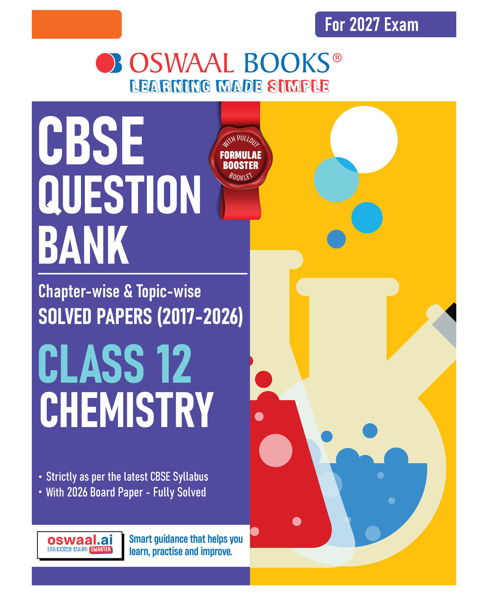 OSWAAL BOOKS CBSE Question Bank for Class 12 Chemistry| Chapter-wise and Topic-wise: Solved Papers (2017-2026) | Includes 2026 Papers- fully solved | With oswaal.ai | For 2027 Exam-picture-14