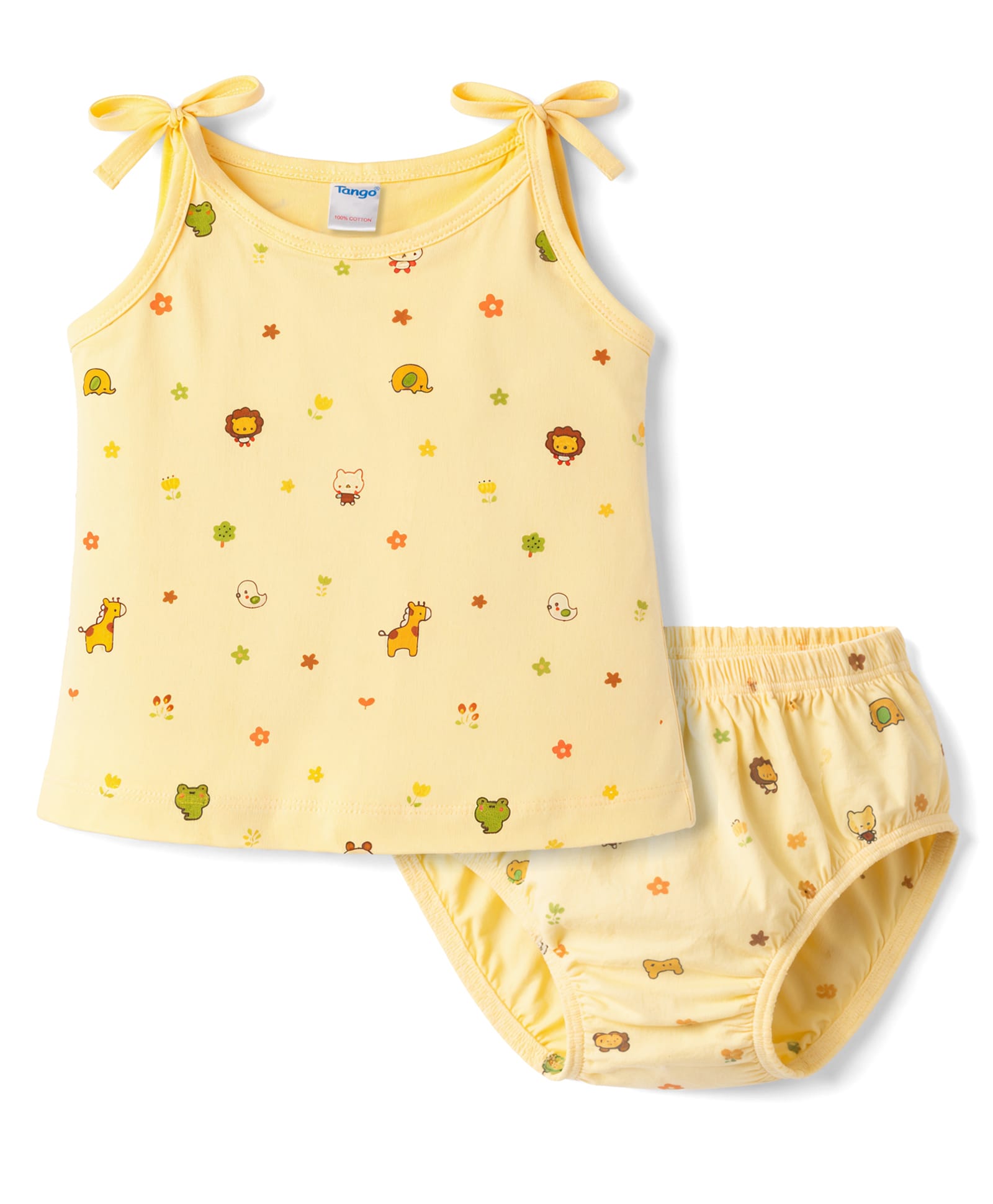 Tango Single Jersey Multi-pack/ Value Packs Yellow 12-18M Girls-picture-4