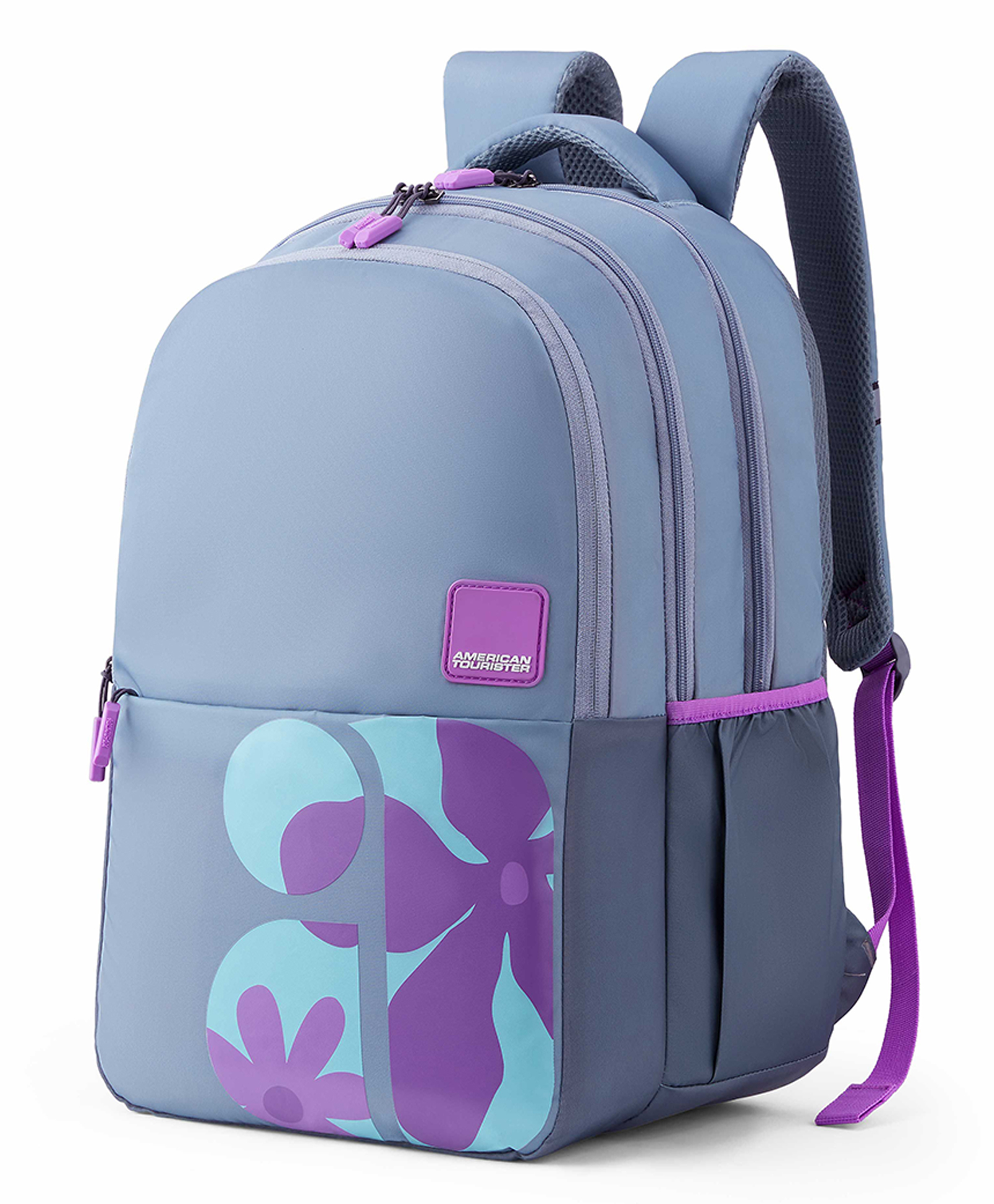 American Tourister LIT Height 19 Inches Backpack with 3 Compartments, 1 Front Pocket & Bottle Holder 36 Liters - Greenish Grey-picture-31