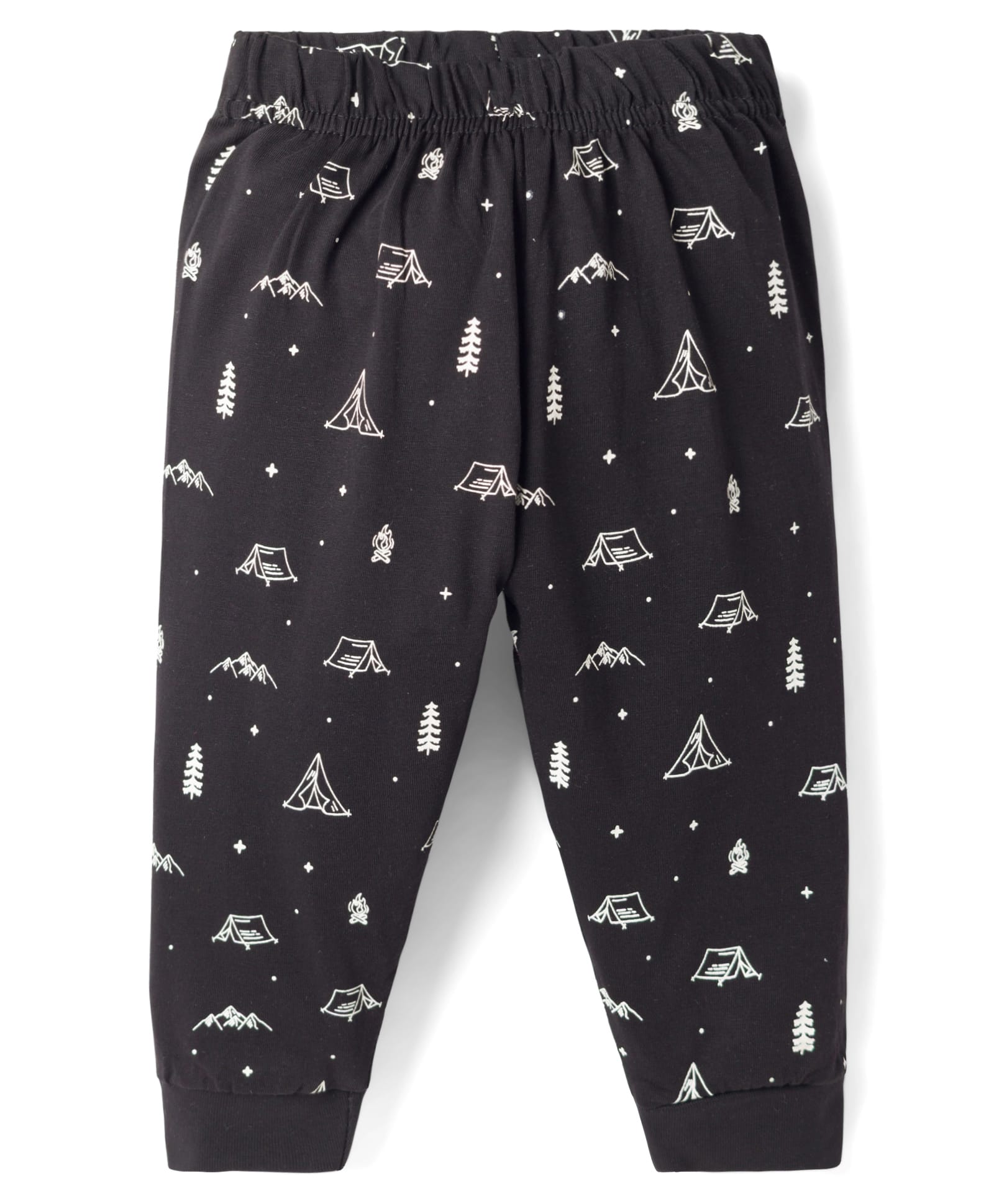 Ollypop Sinker Knit Full Length Printed Lounge Pant - Black-picture-28
