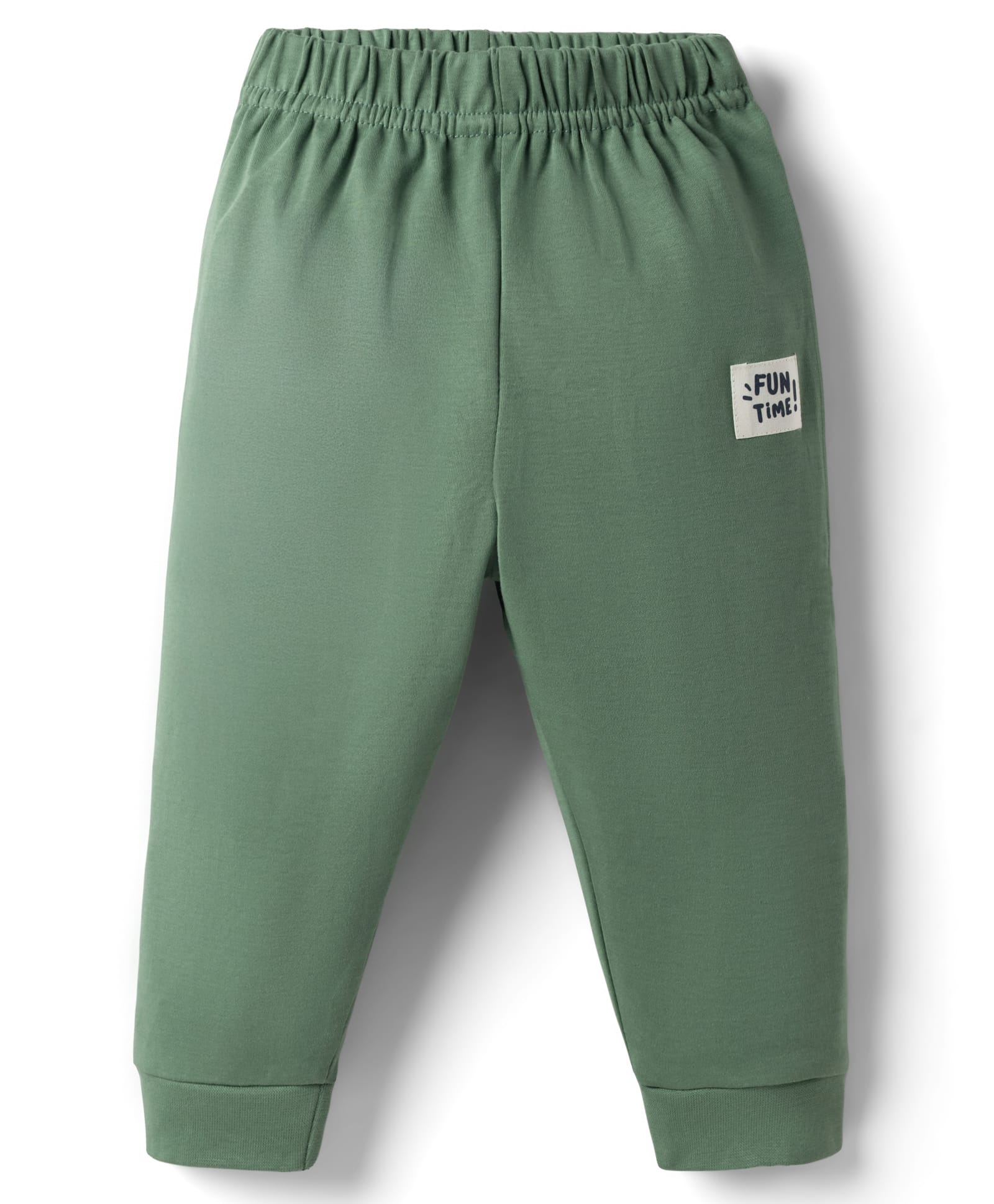 Ollypop Sinker Knit Full Length Lounge Pant With Patch - Olive Green-image-32