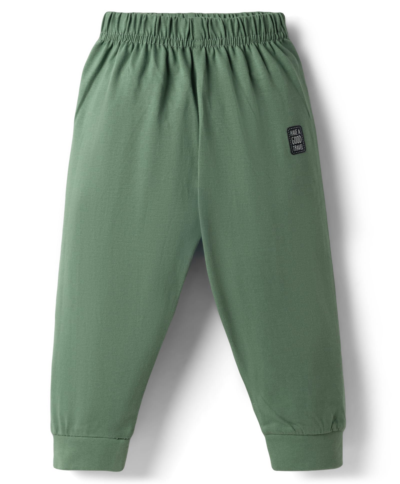 Ollypop Sinker Knit Full Length Lounge Pant With Patch - Green-picture-32