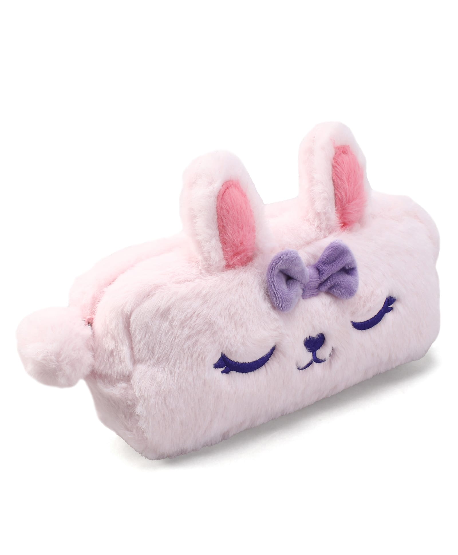 Smiggle Playtime Bunny Design Pencil Case - Pink-picture-11